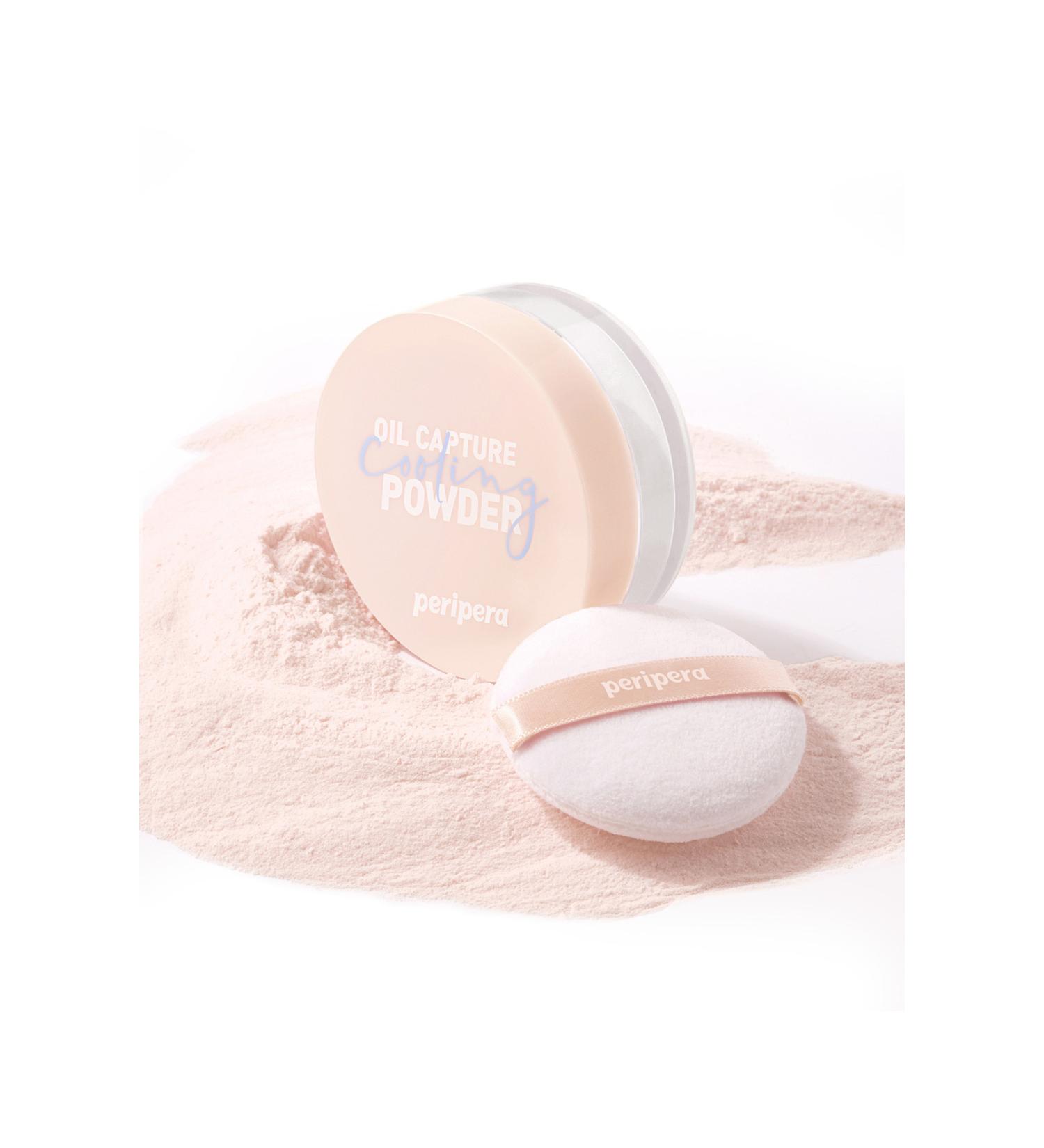 PERIPERA Oil Capture Cooling Powder Transparent Powder Cool Moisture Effect on Skin - Buy Online on GoSupps.com
