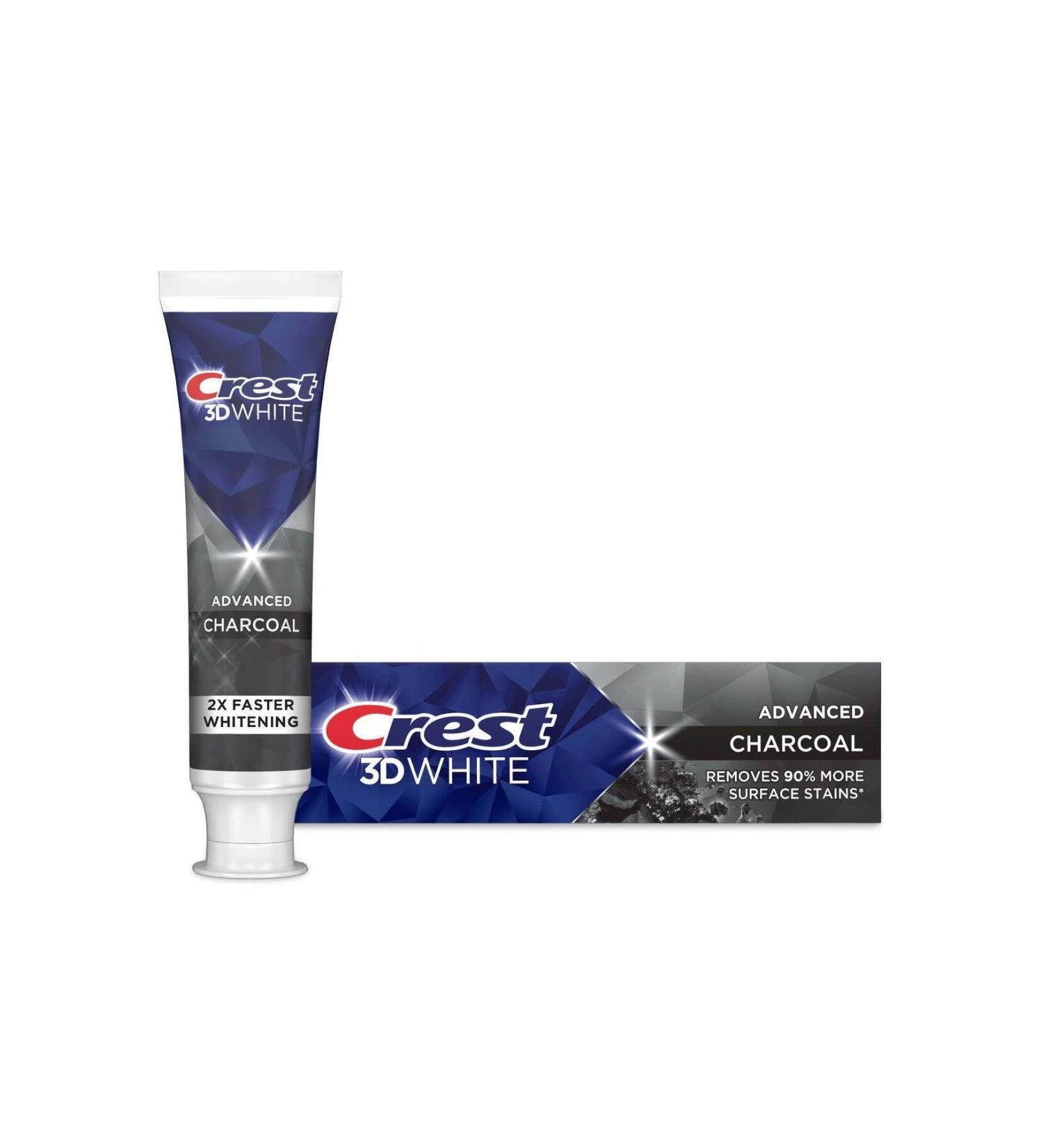 CREST 3D White Advance Charcoal Removes 90% More Surface Stains Toothpaste 135 ml - Buy Online on GoSupps.com