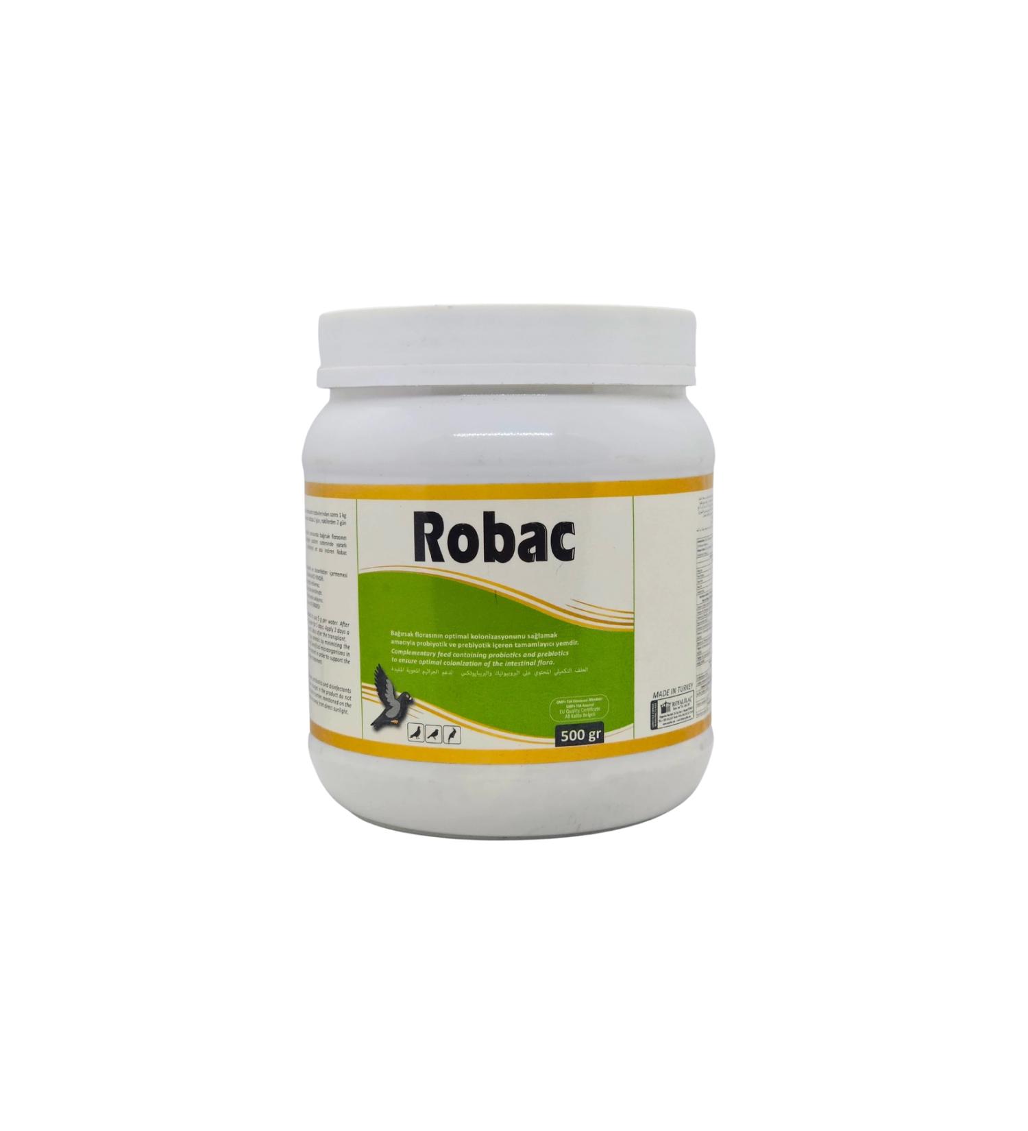Royal la Royal la Robac 500 Gr. Probiotic and Prebiotic for Pigeons and Cage Birds