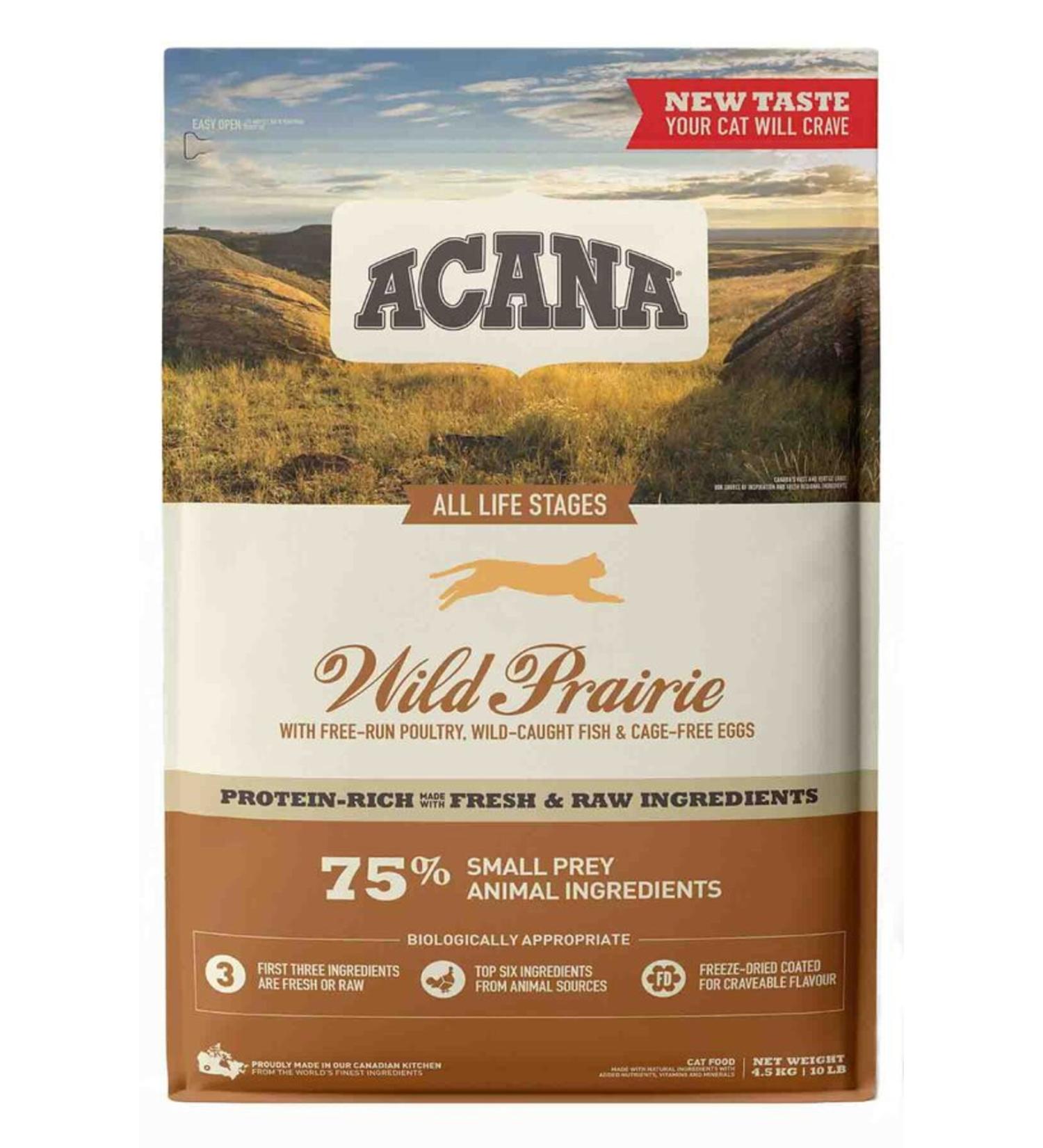 Acana Wild Prairie Grain-Free Chicken and Fish Cat Food 4.5kg