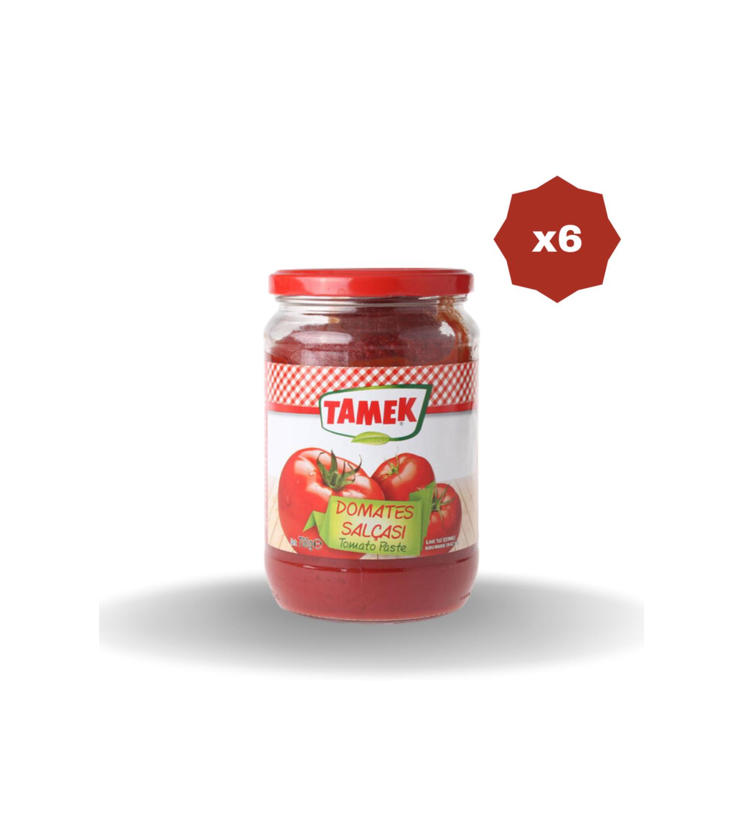TAMEK Tomato Paste 720 cc 6 Pieces