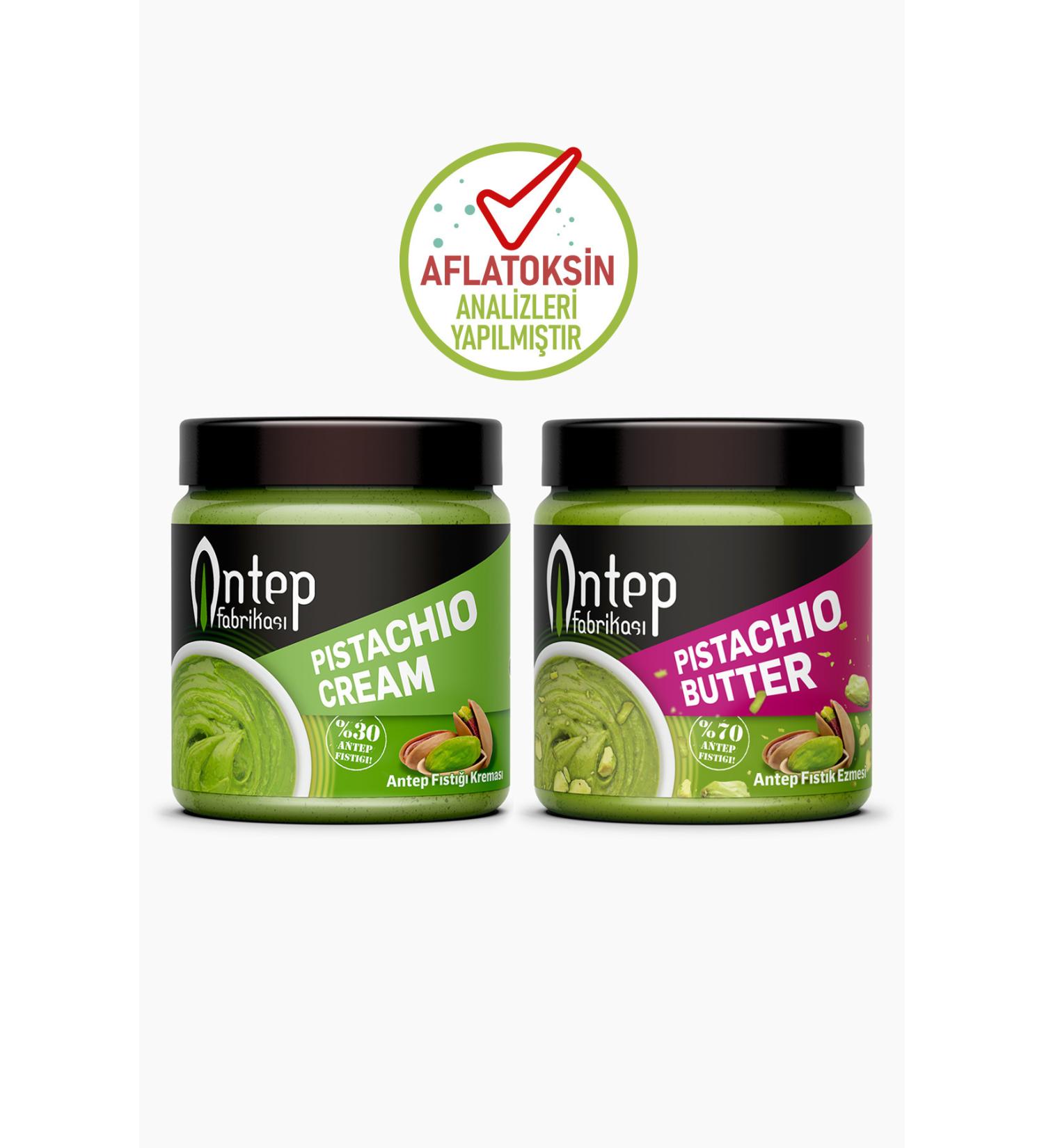 ANTEP FACTORY Set of 2 Antep Peanut Paste 200 gr - Antep Peanut Cream 200 gr - Buy Online on GoSupps.com