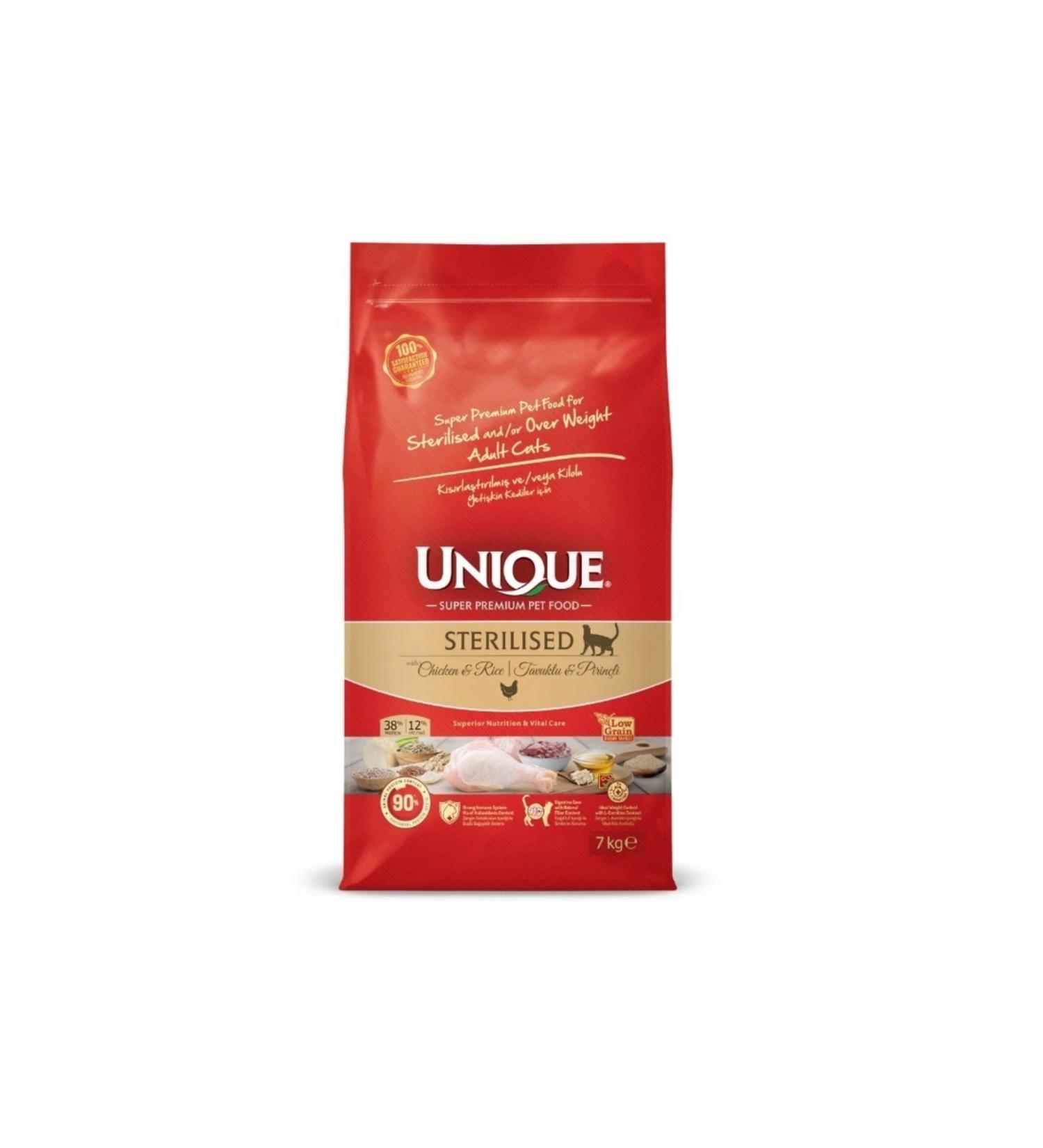Unique Neutered Cat Food Chicken 7 Kg
