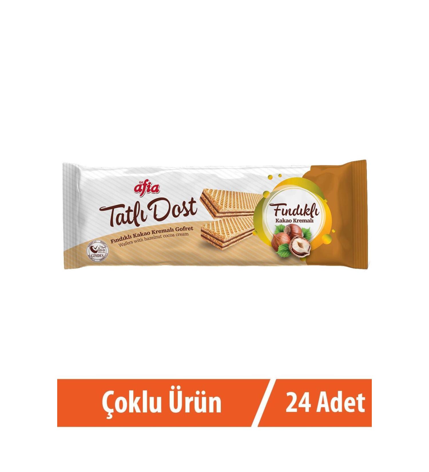 Afia Sweet Friend Hazelnut Cocoa Cream Wafer 24x140 Gr