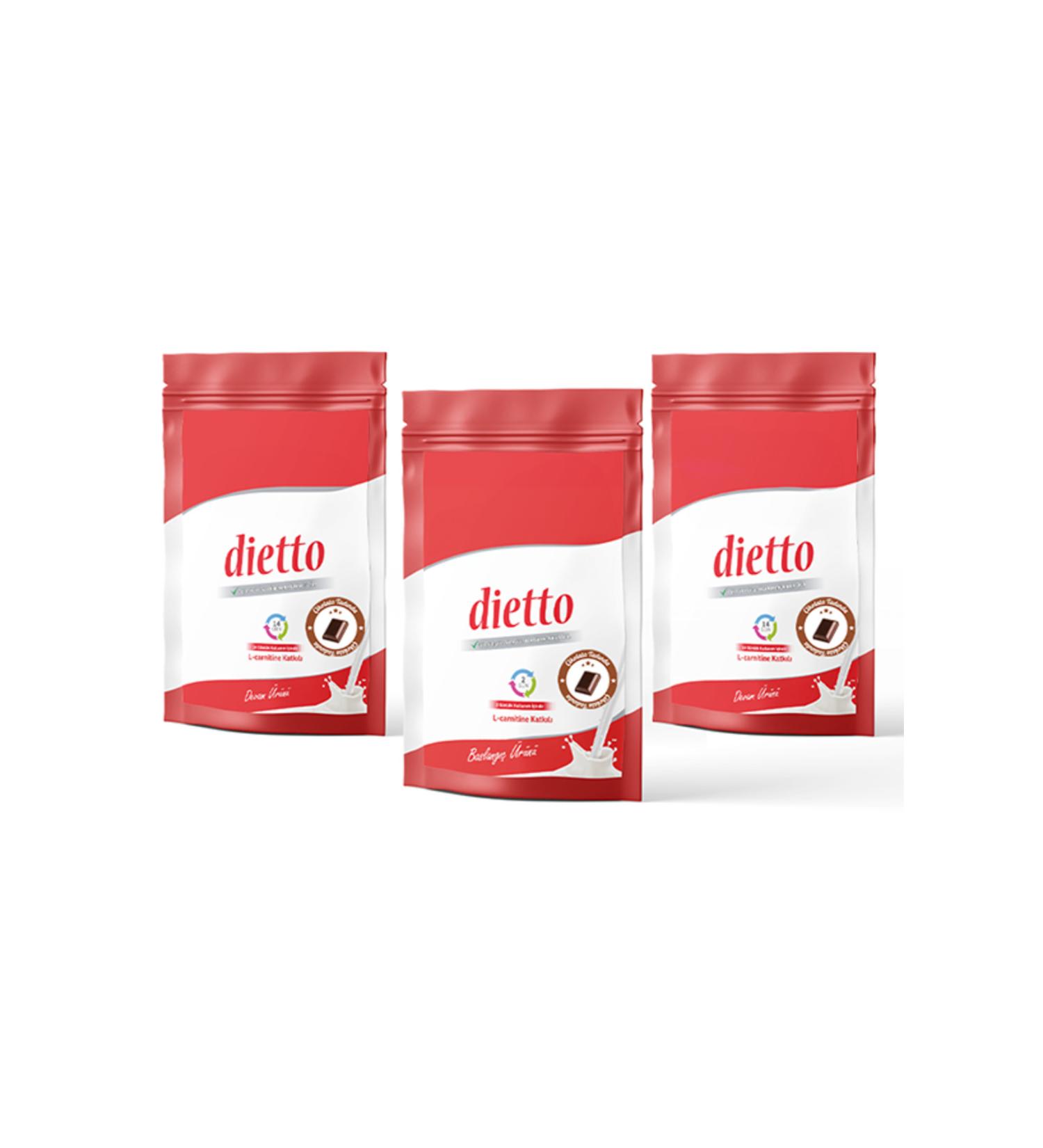 Dietto 30 Day Chocolate Flavored Lemon Tea Detox15 MetaShock 4-Set