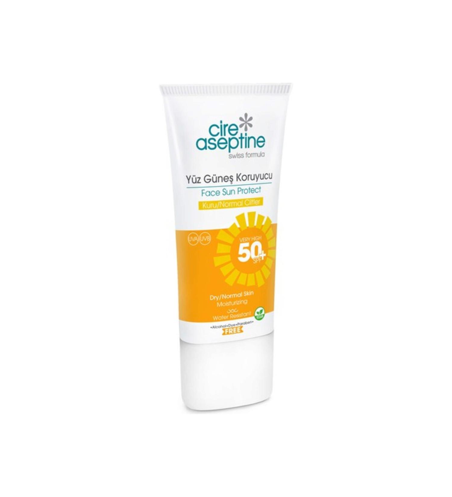 Cire Aseptine Face Sunscreen Dry & Normal Skin 50 Spf 50 ml