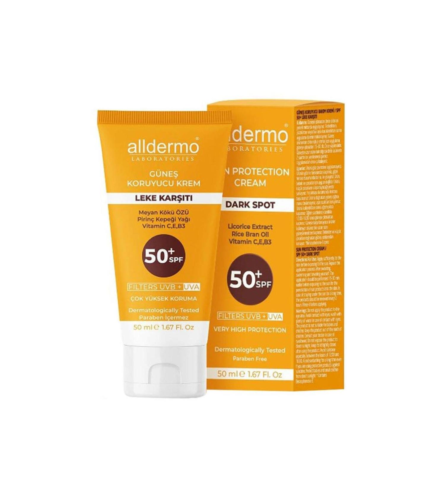 Alldermo Spf 50 Anti-Spot Cream 50 ml Tube