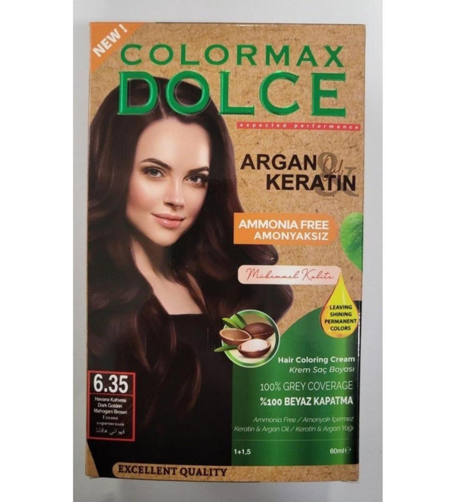 COLORMAX DOLCE Colormax Ammonia-Free Hair Dye 6.35- Havana Brown