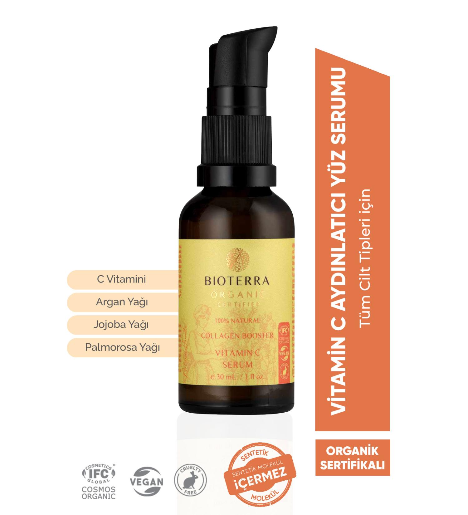 Bioterra Organic Vitamin C Serum 30ml - Buy Online on GoSupps.com
