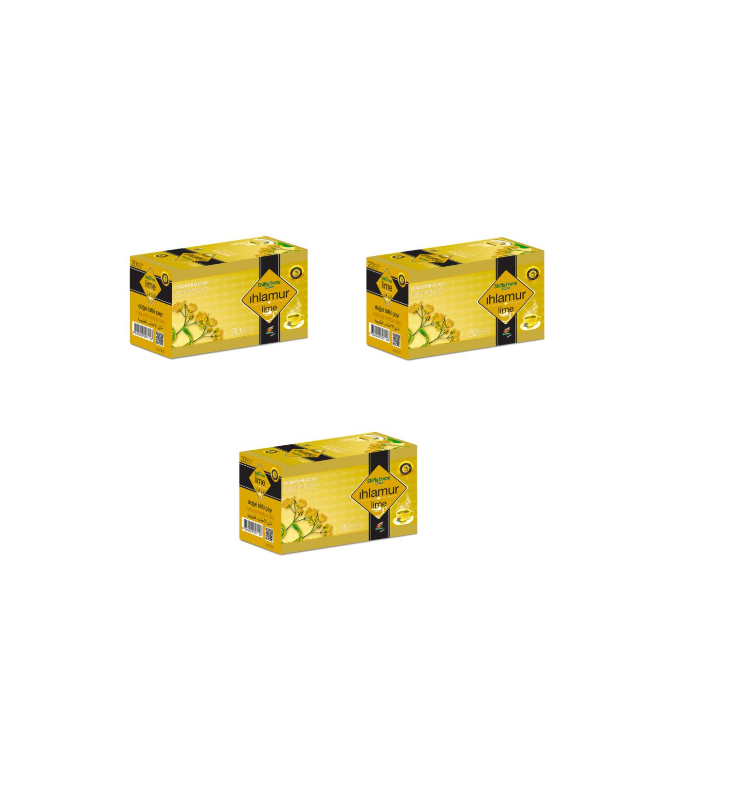 Shiffa Home Linden Tea 20 Filtering Bags 3 Pieces