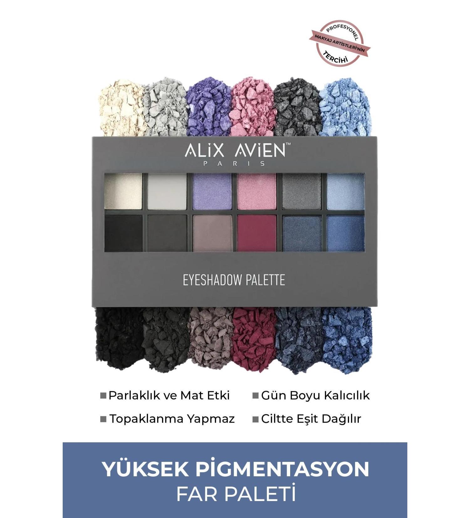 Alix Avien 12-pack Eyeshadow Palette - Eyeshadow Palette 333 Glamorous Galaxy 15 6 G - Buy Online on GoSupps.com