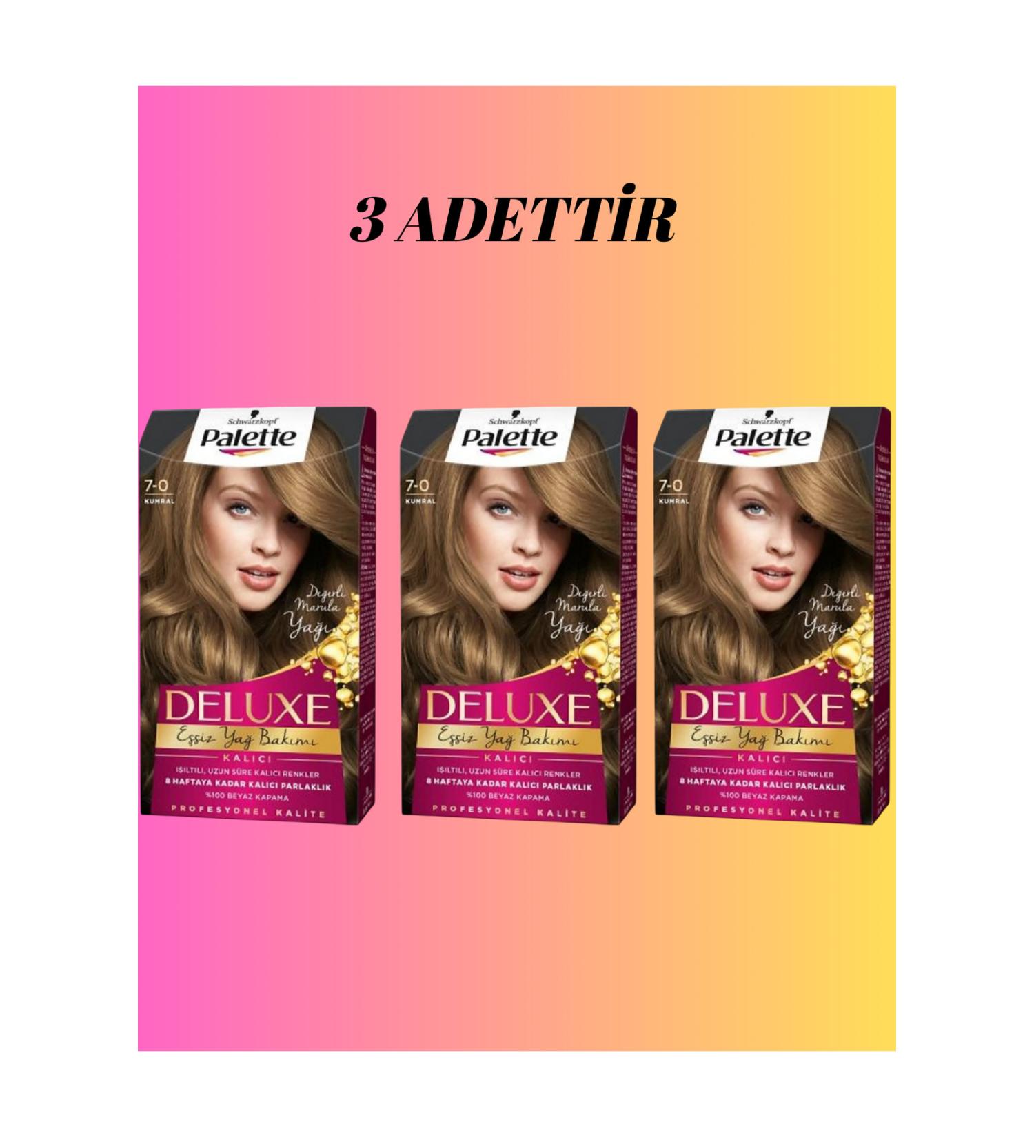 Palette Deluxe 7-0 Blonde Hair Dye X3