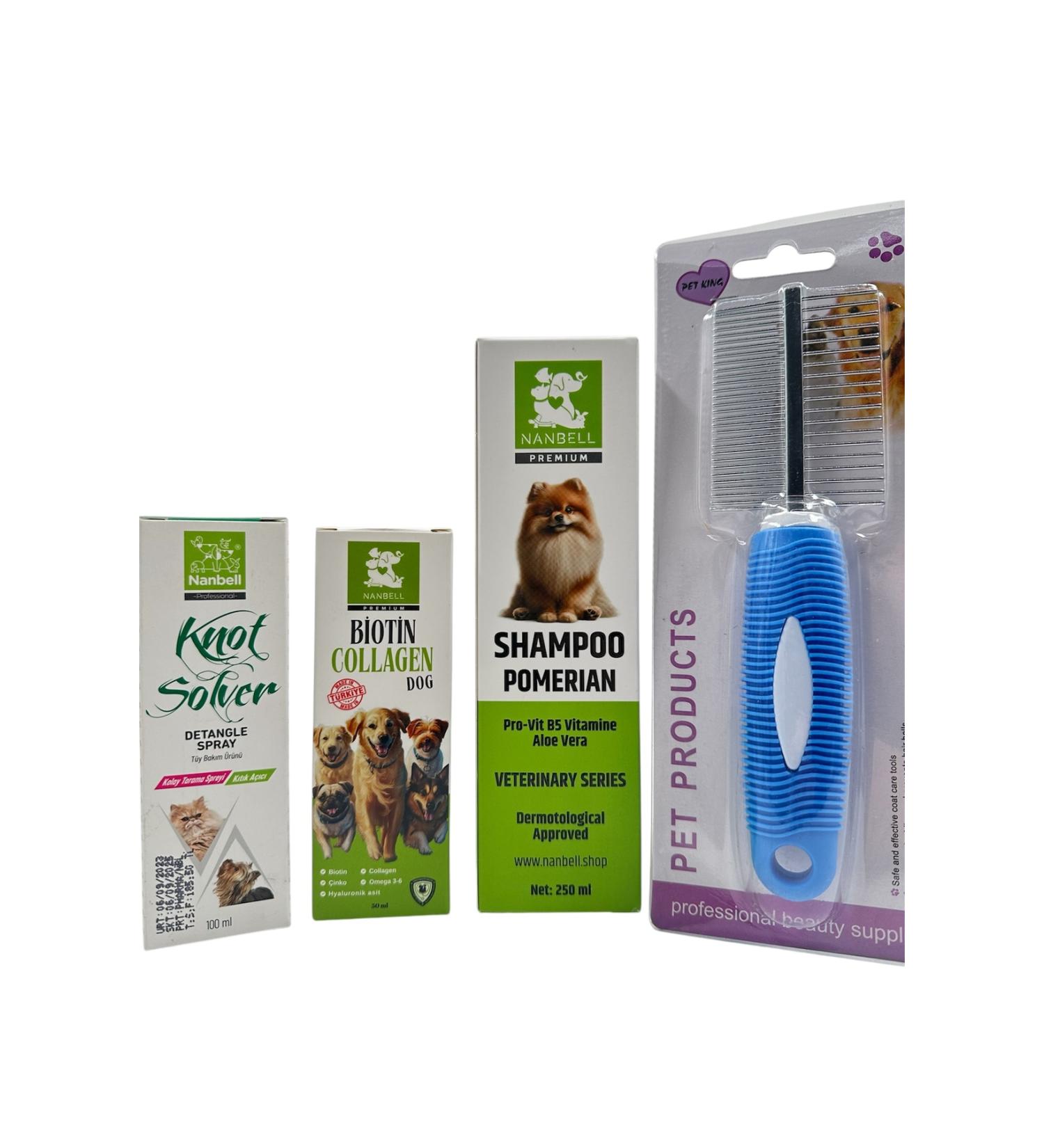 Nanbell Pomerian Dog Grooming Kit