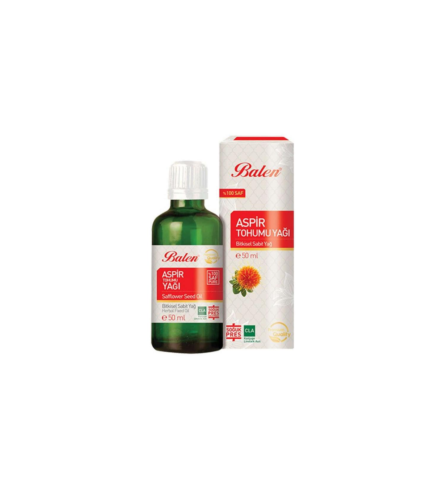 Balen Safflower Seed Oil 50 Ml | Rich in Omega-6 Fatty Acids and Linoleic Acid 570008