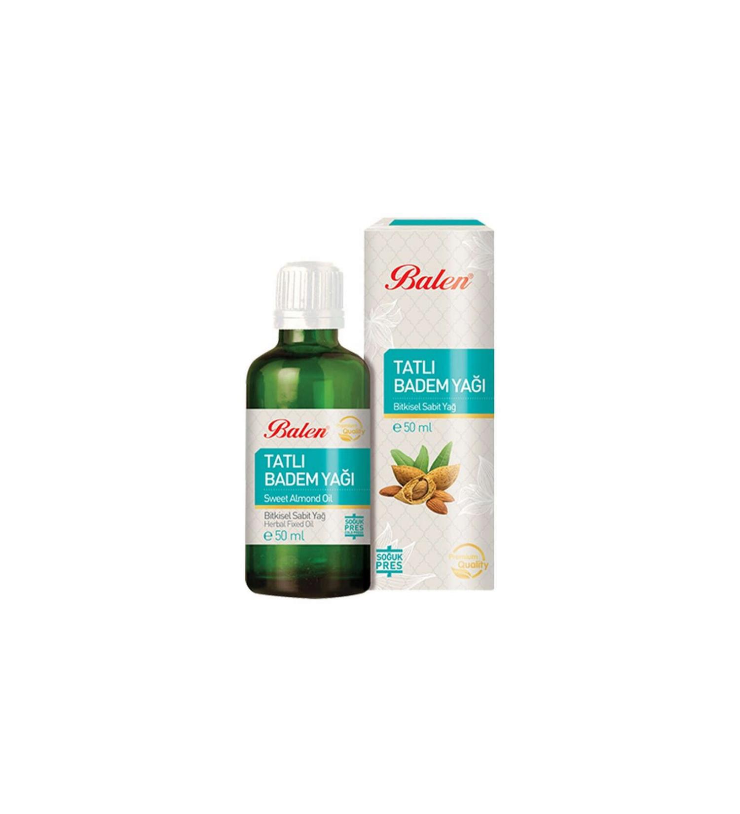Balen Sweet Almond Oil 50 Ml | Moisturizes Your Skin and Gives Shine to Your Hair 570008