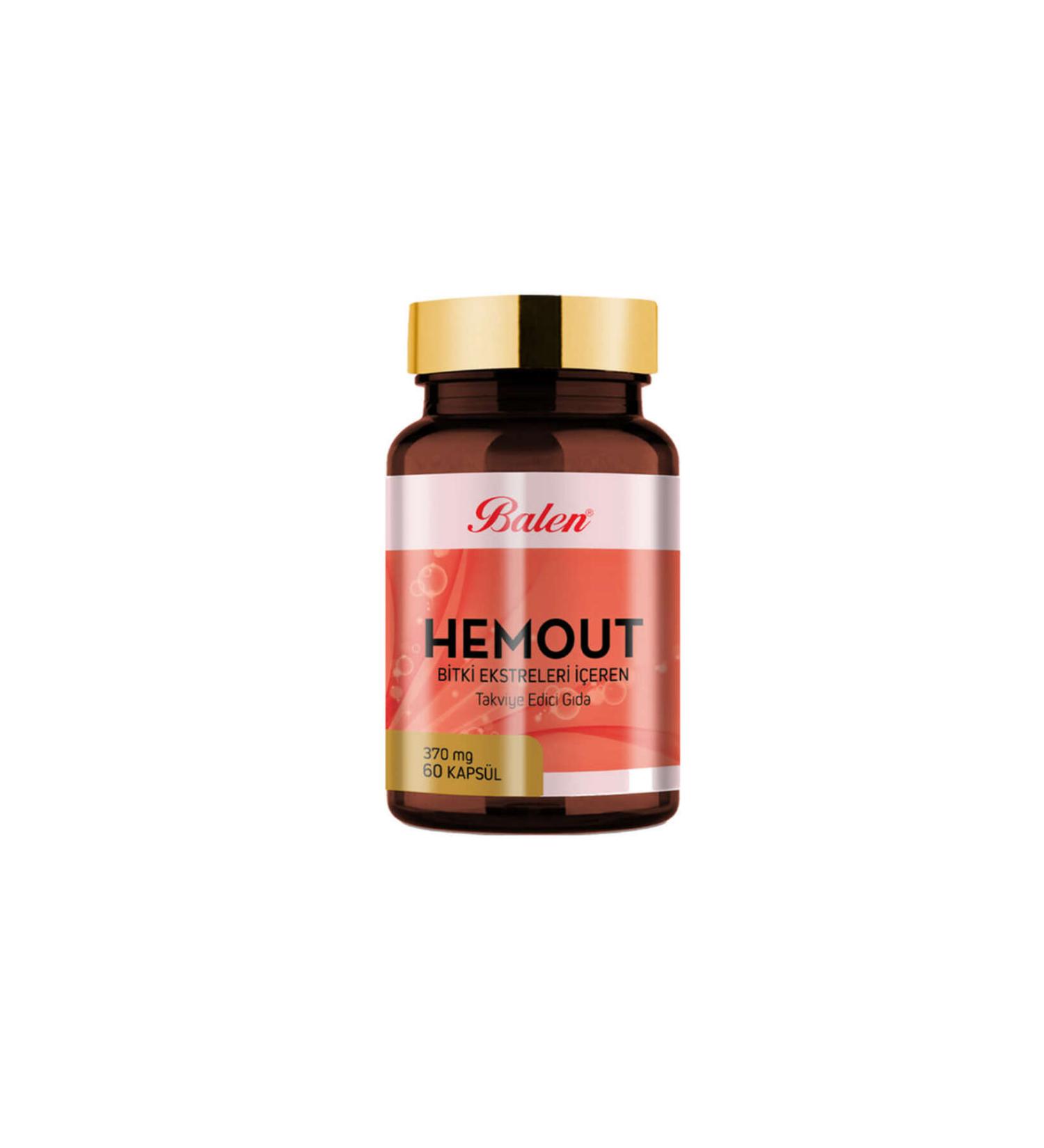 Balen Hemout Capsule with Plant Extracts | Energy Booster Immune System Strength 570008