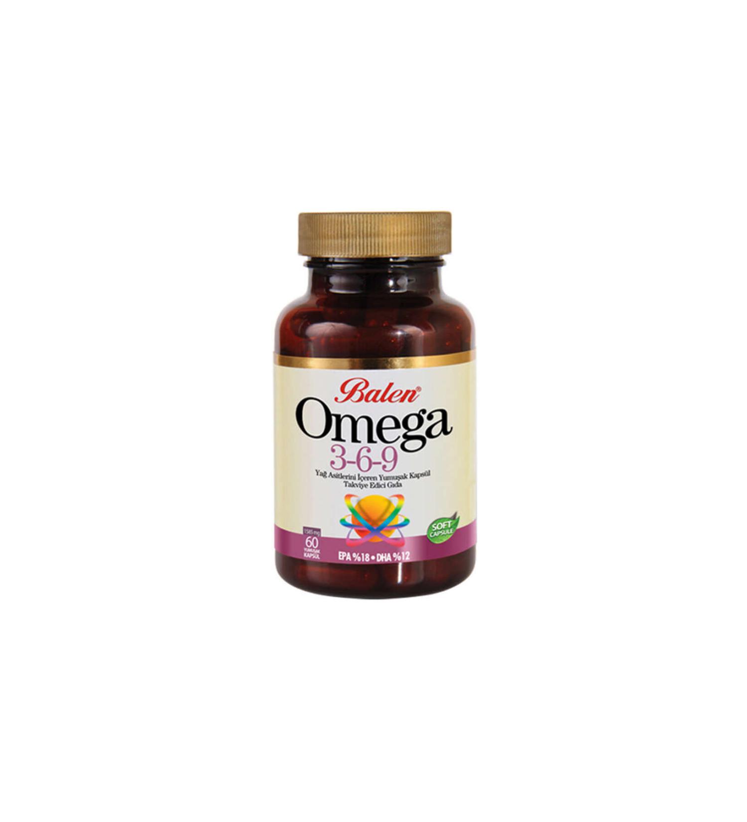 Balen Softgel Containing Omega 3-6-9 Fatty Acids | And Immunity Si 570008
