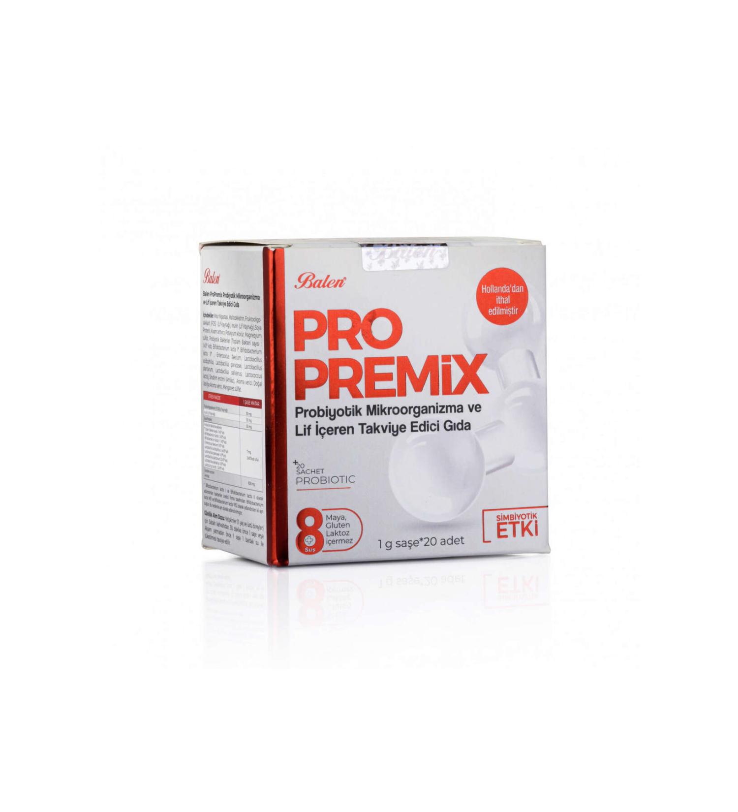 Balen Propremix Probiotic * 1 Gr - 20 Sachets | Digestive System and Immune System 570008
