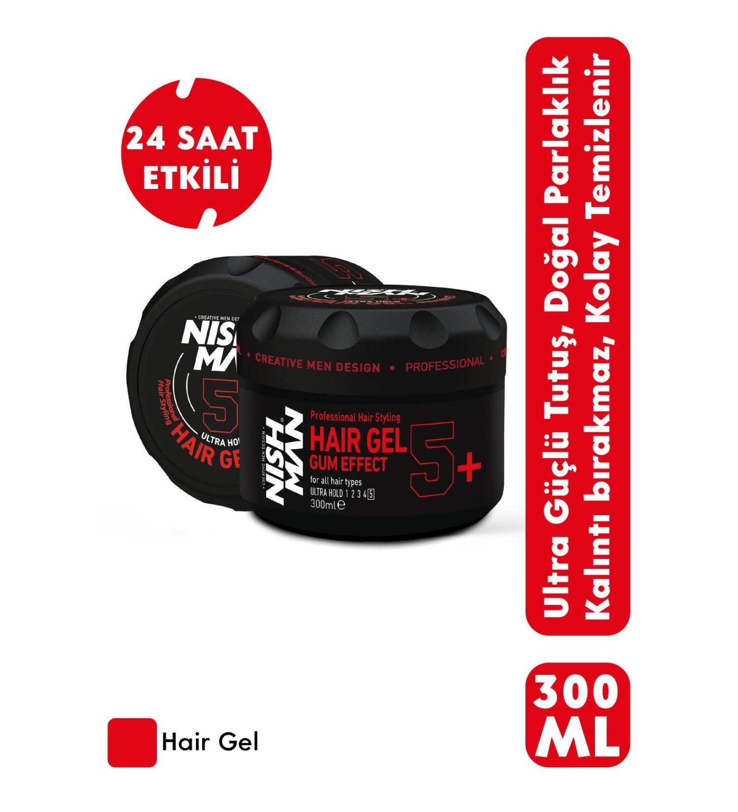 NISHMAN 24 Hours Effective Ultra Hold Gummy Jelly 5 300 ml - Buy Online on GoSupps.com