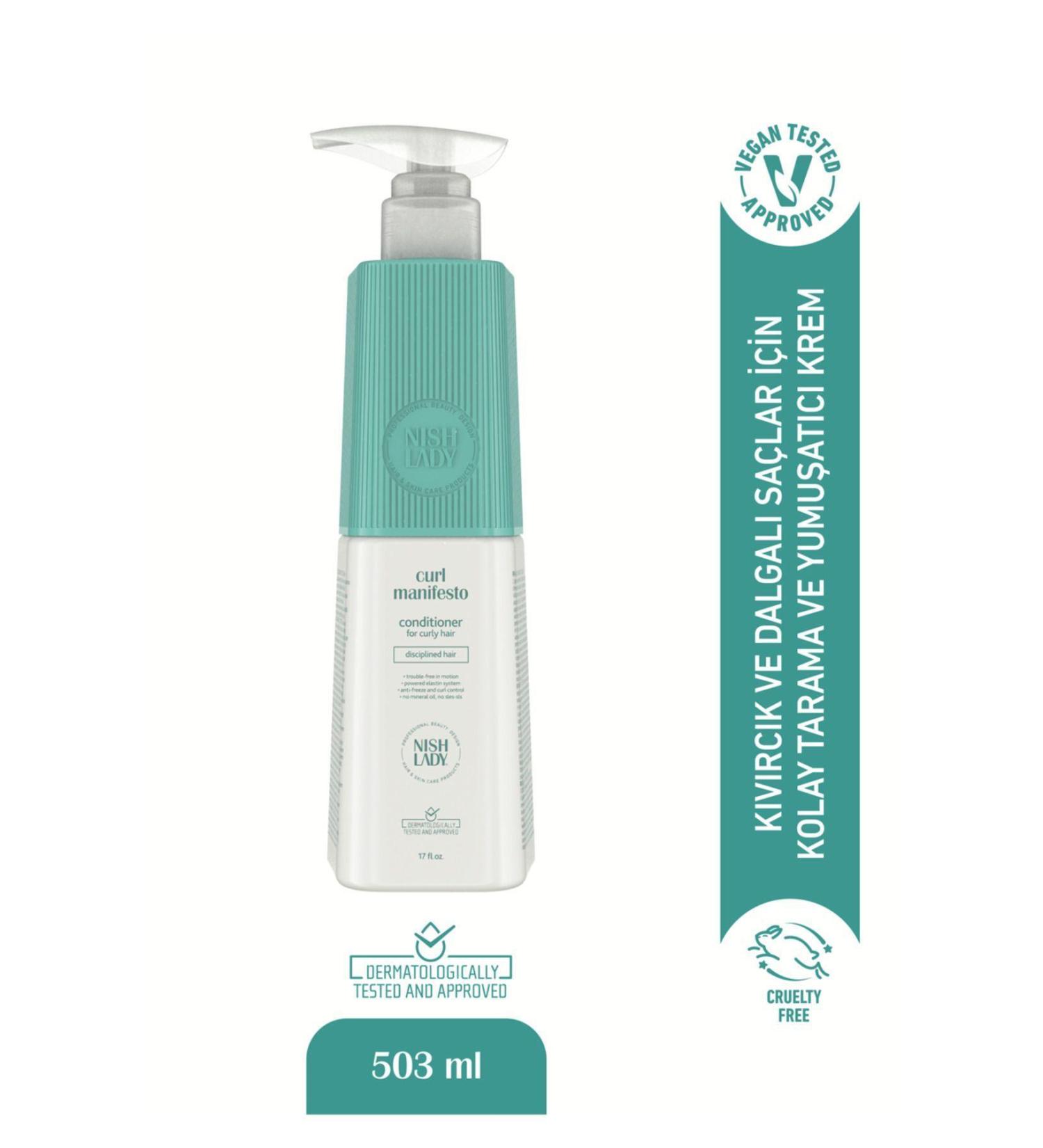 Nishlady Curl Manifesto Curl Defining Anti-Frizz Shampoo for Curly Hair - Buy Online on GoSupps.com