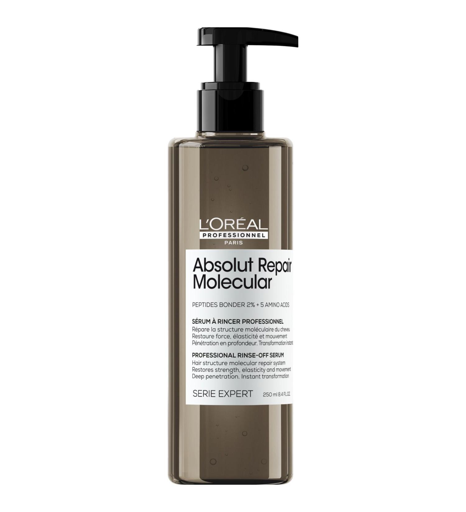 L'Oreal Paris Serie Expert Absolut Repair Molecular Serum Rinse for All Damaged Hair - Buy Online on GoSupps.com