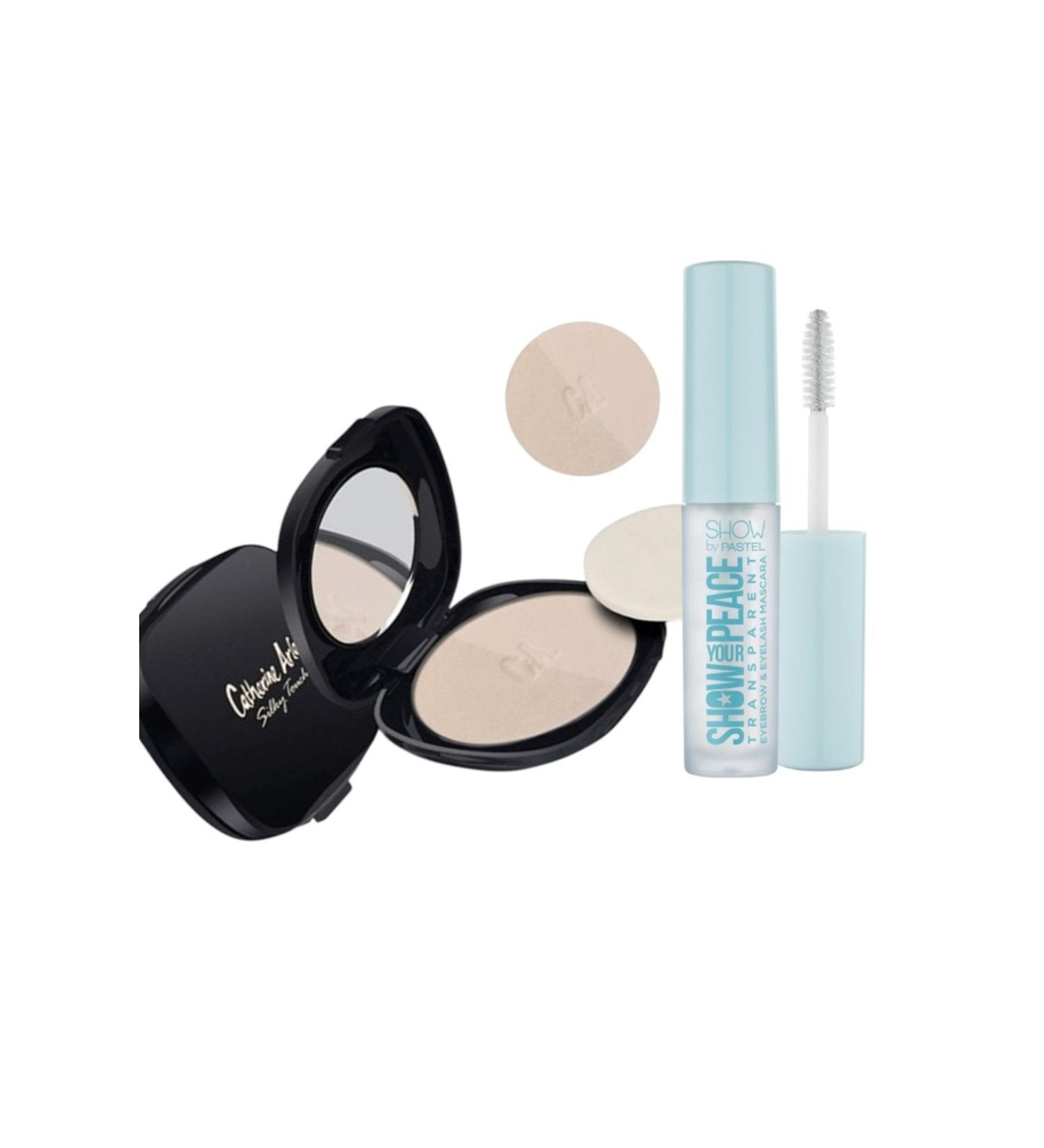 Catherine Arley No: 6.5 Powder + ShowBy Pastel Show Transparent Eyebrow and Eyelash Mascara