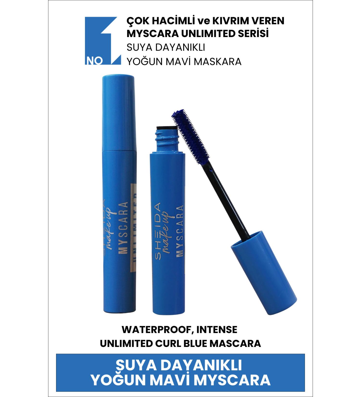 Sheida Natural Formula Long Look and Volumizing Lash Extension Mascara - Blue - Buy Online on GoSupps.com