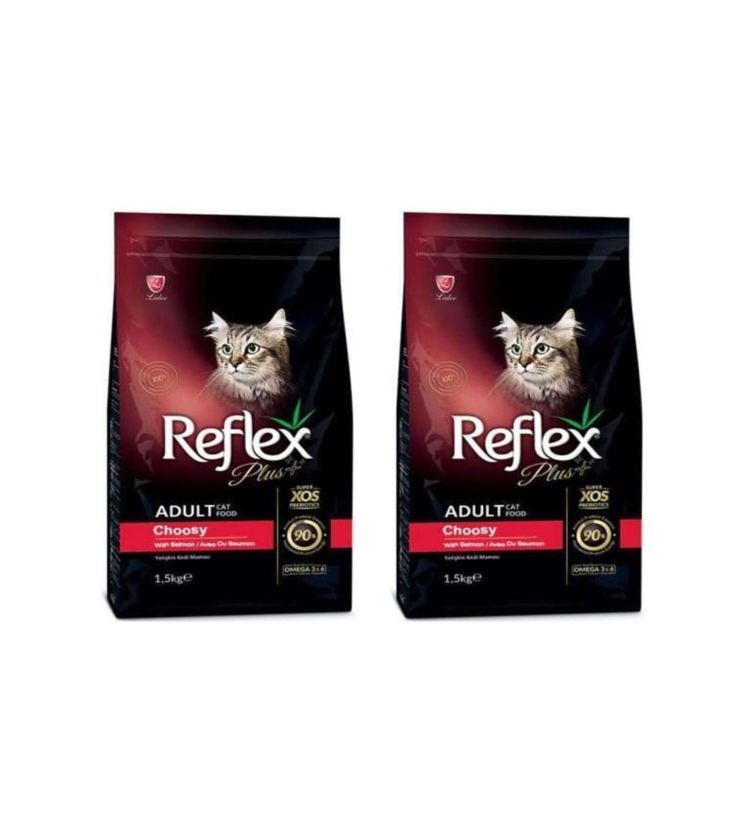 teknotrust Plus Choosy Salmon Dry Cat Food 1.5 Kg Set of 2