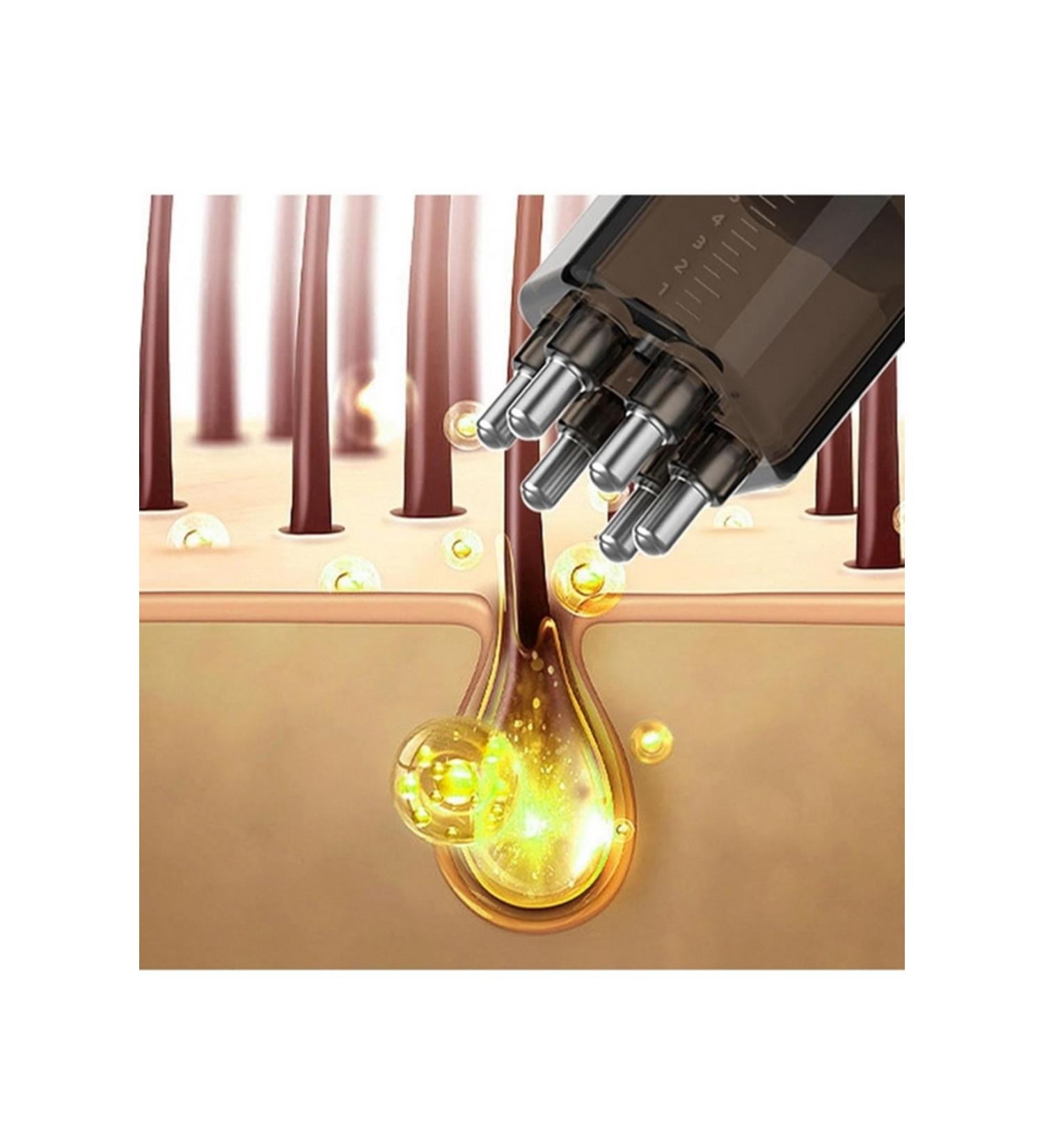 newnet Hair Care Oil Application Device - Applying Care Oil - Serum to Hair Roots with Massage Method 8ml