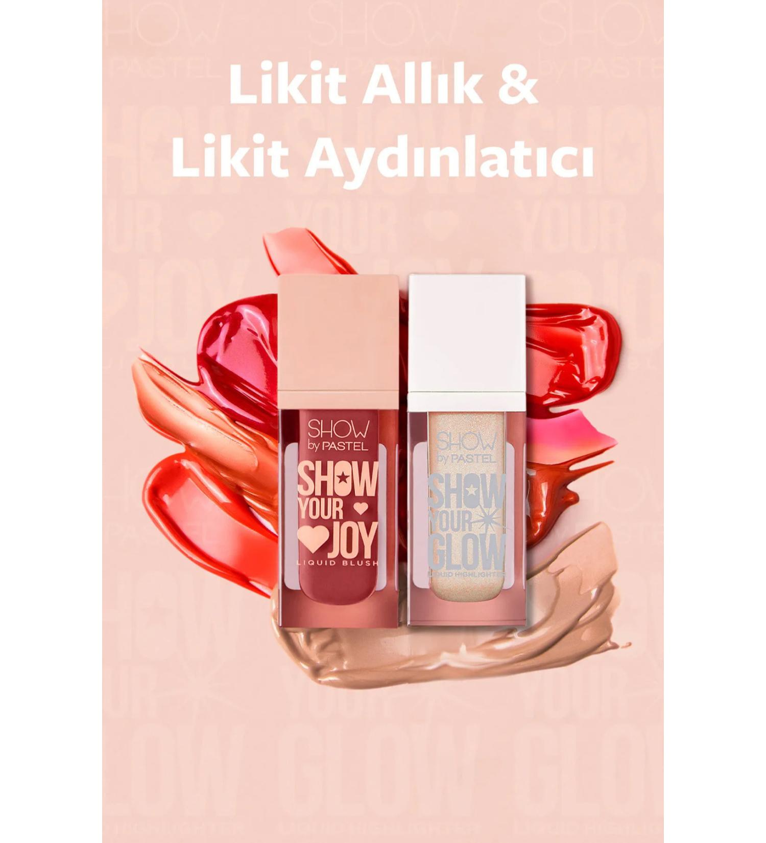 Pastel Mix & Match Glow Liquid Highlighter 72 & Joy Liquid Blush 55 Pastel