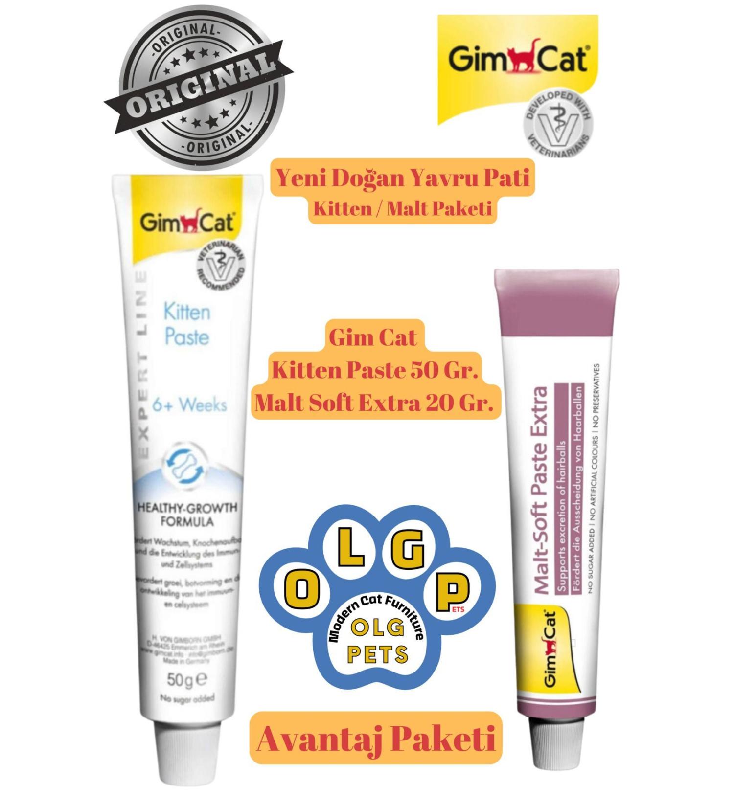 teknotrust Kitten Paste (Kitten) + Gimcat Malt (Anti-hairball)