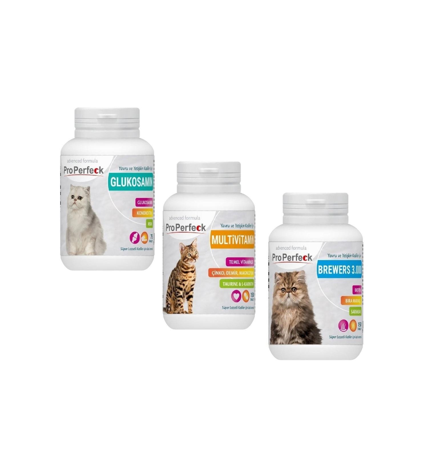 teknotrust Cat Joint Hair and Immunity Tablet Set