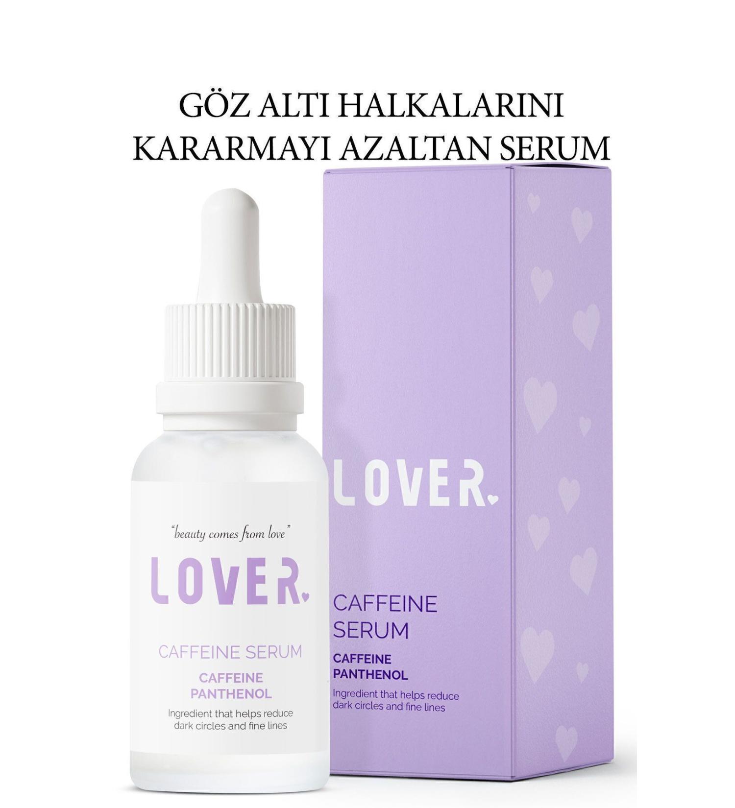LOVER Anti-Darkness and Anti-Puffiness Under Eye Brightening Caffeine Serum - Buy Online on GoSupps.com