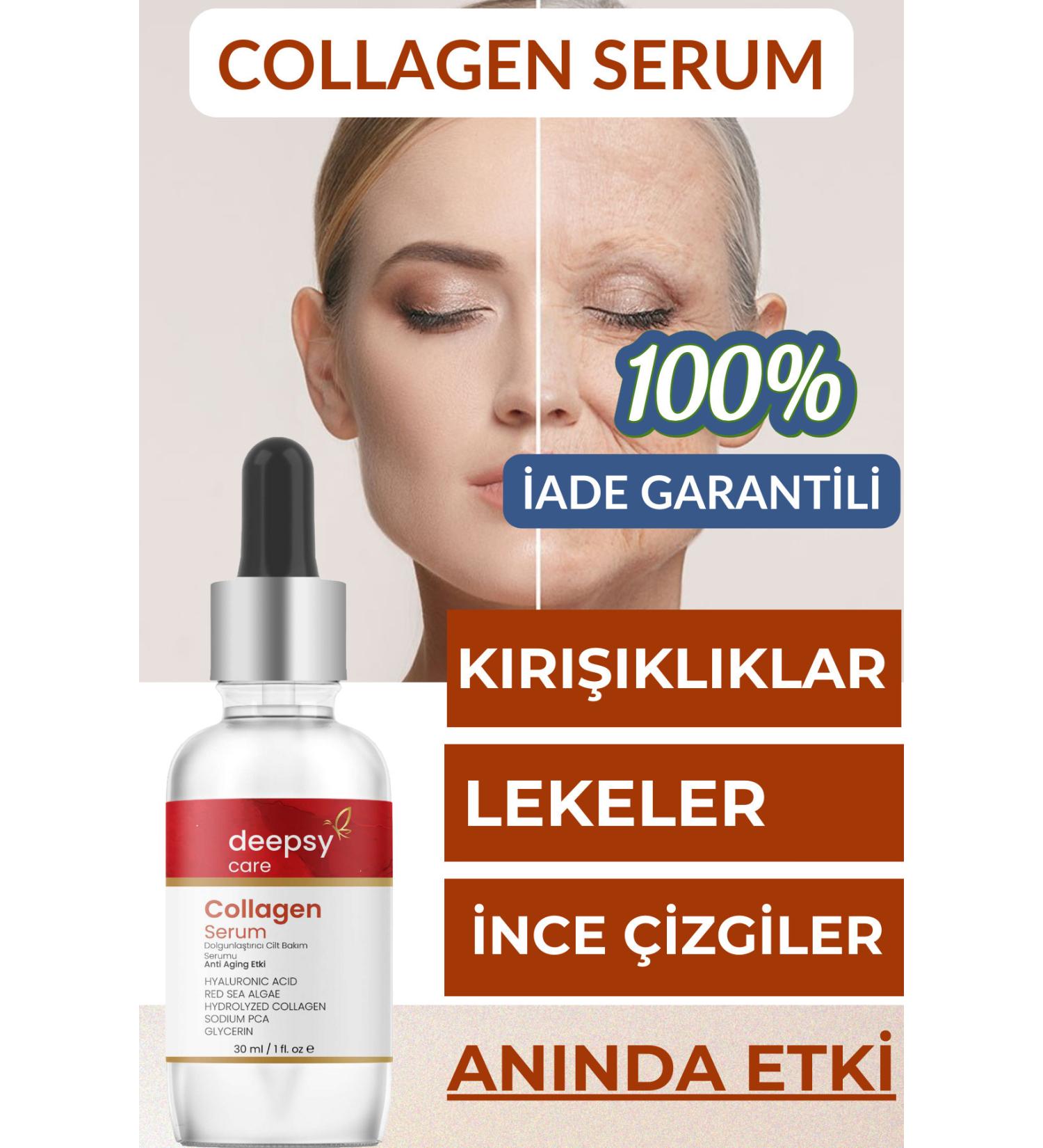 Deepsy Care Collagen Serum Anti-Wrinkle Collagen Serum 30 ml - Buy Online on GoSupps.com