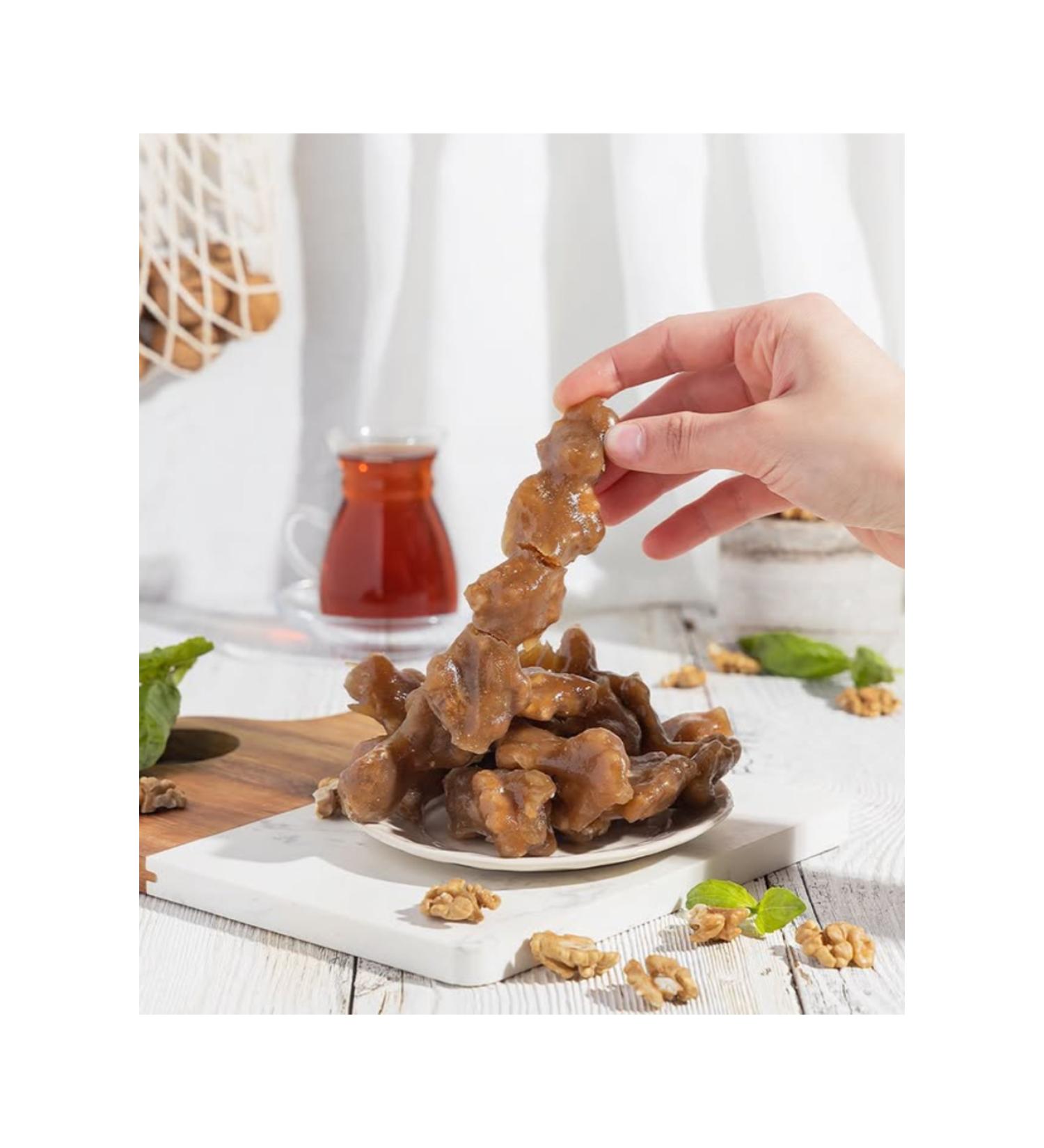 Antep Bazaar No Sugar Added Benni Sucuk-Walnut-250 gr - Buy Online on GoSupps.com