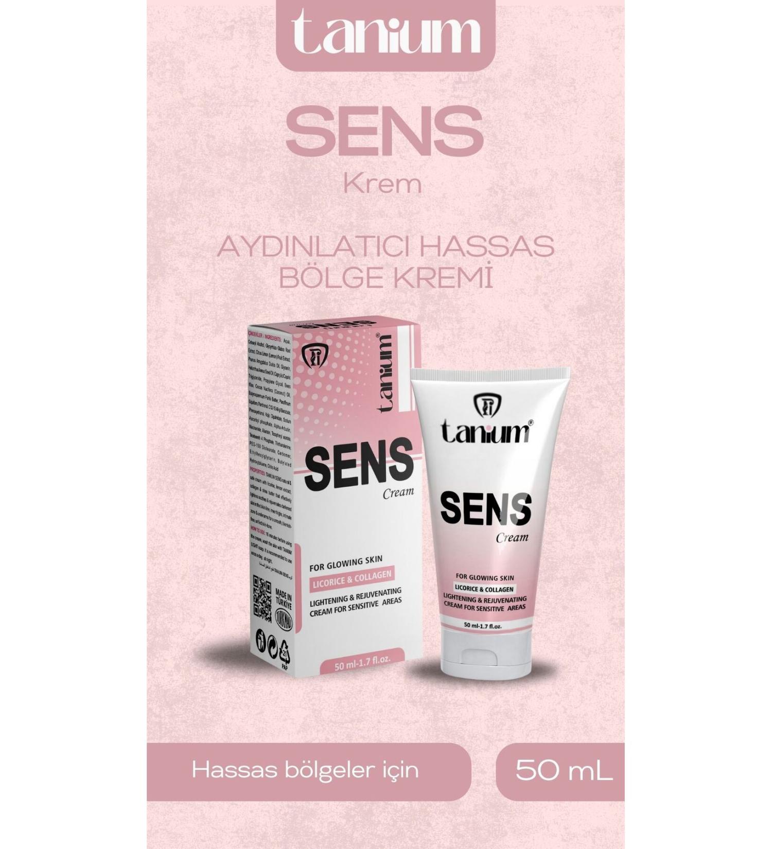 Tanium Sens Cream Sensitive Areas Whitening Cream for Dry and Sensitive Skin 50ml - Buy Online on GoSupps.com