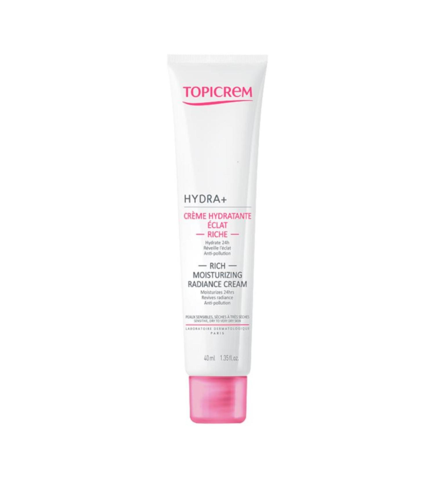 Topicrem Hydra Rich Moisturizing Radiance Cream 40 ml