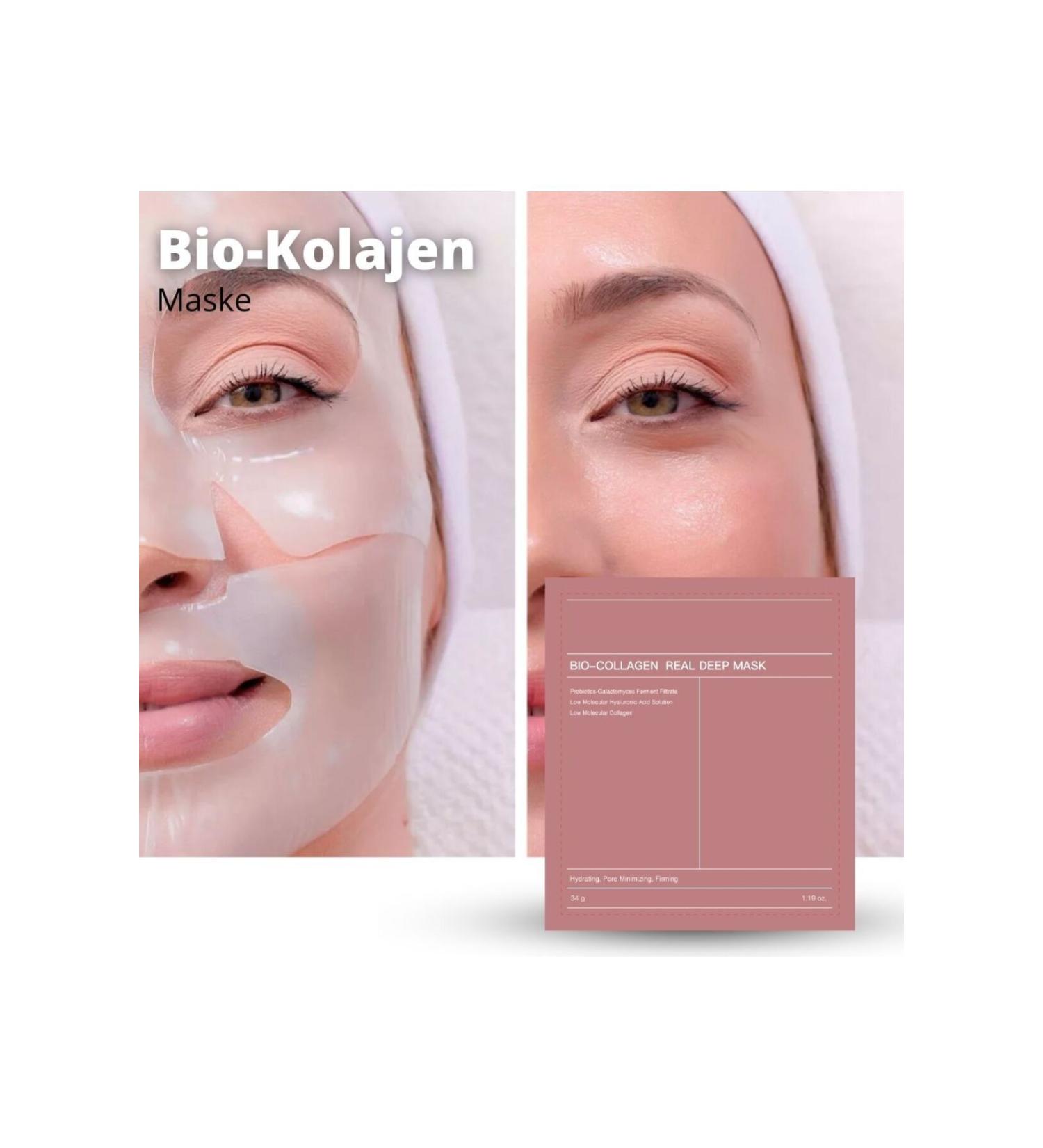 Plush World Bio Collagen Transparent Korean Face Mask Anti-Aging Brightening Moisturizing - Buy Online on GoSupps.com