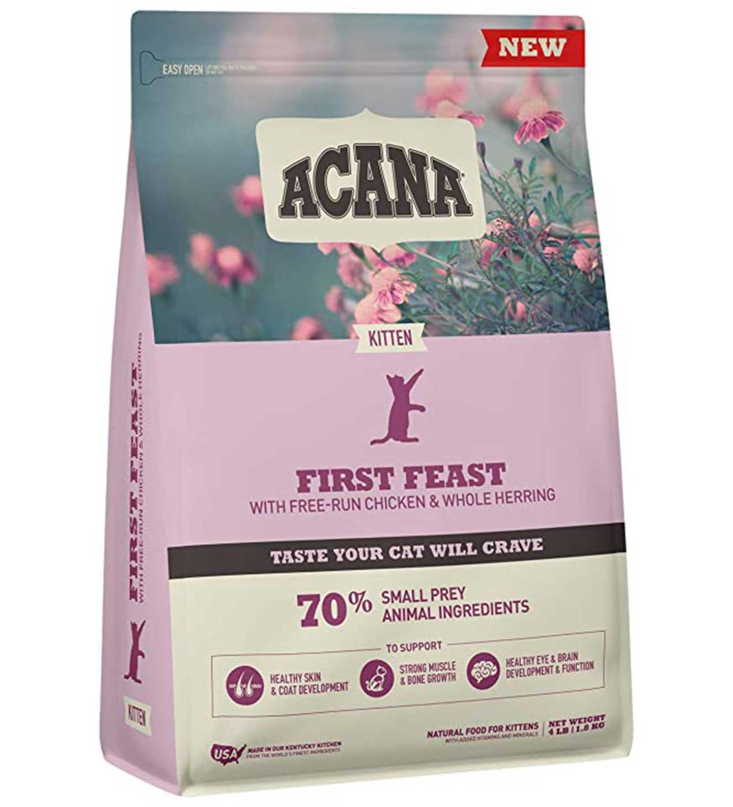 Acana First Feast Chicken and Fish Kitten Food 1.8kg