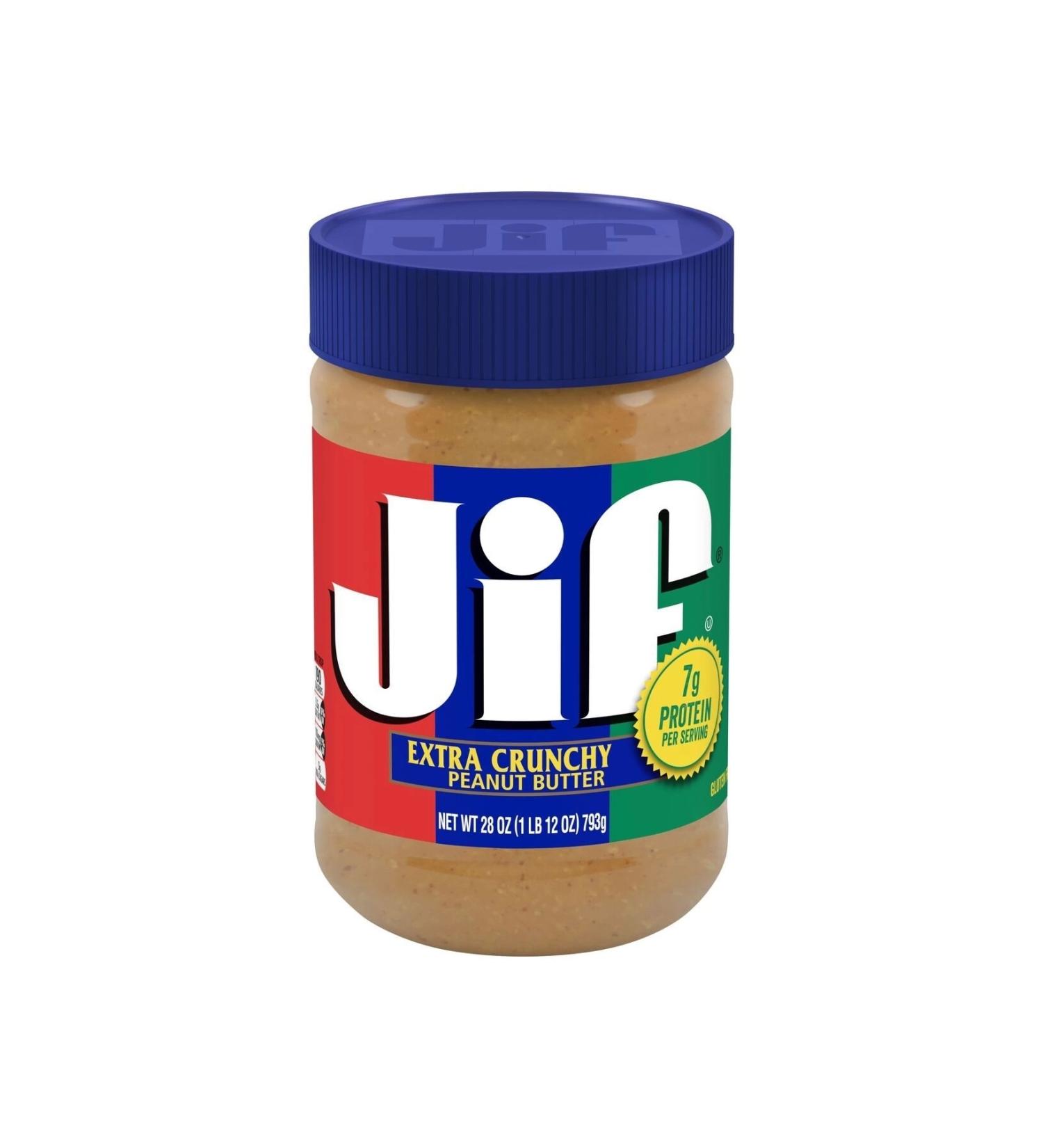 Jif Extra Crunchy Peanut Butter 793 gr - Buy Online on GoSupps.com