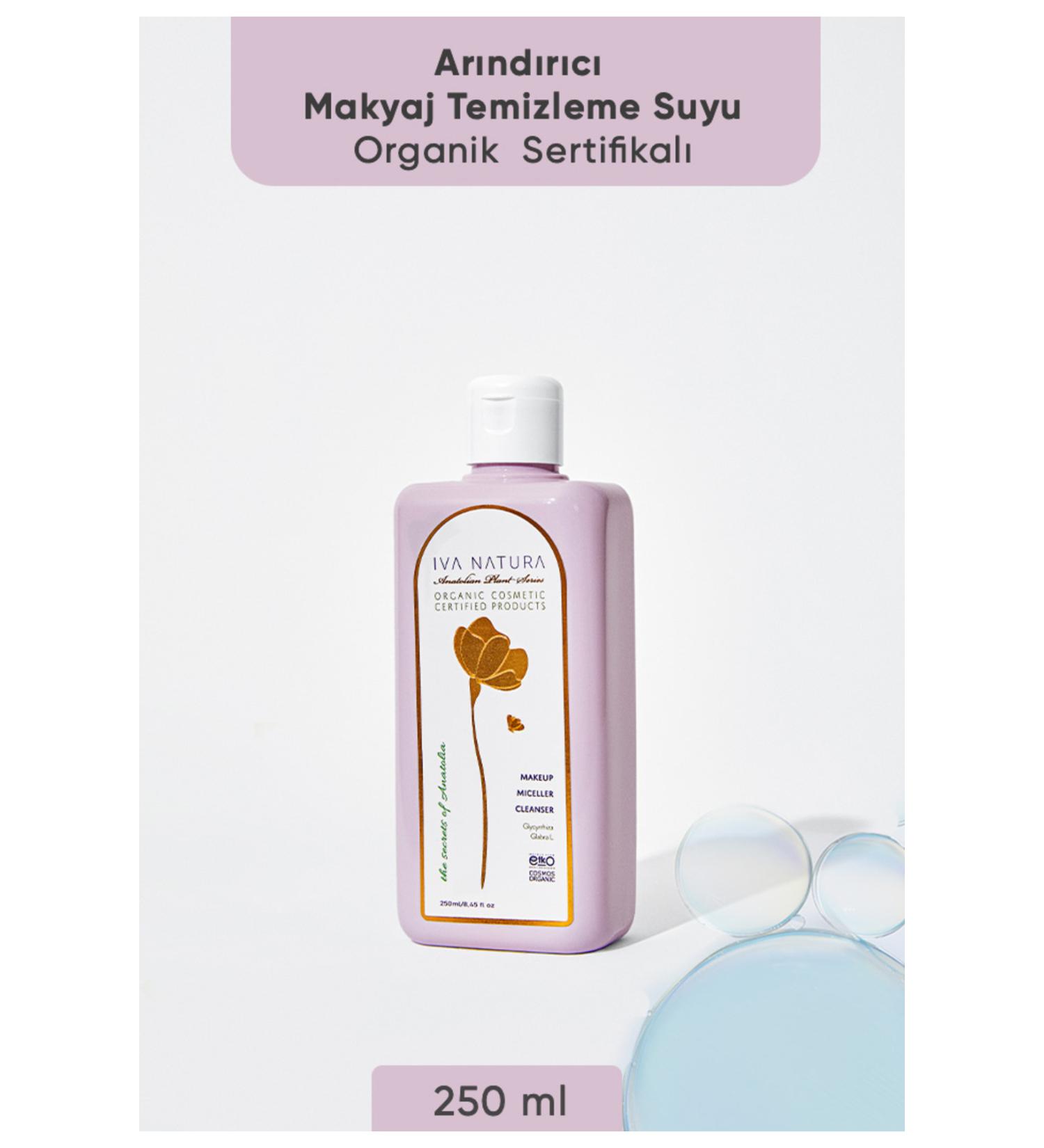 Iva Natura Skin Tone Equalizing Purifying Makeup Remover Water Shea and Licorice Extract 250 ml - Buy Online on GoSupps.com