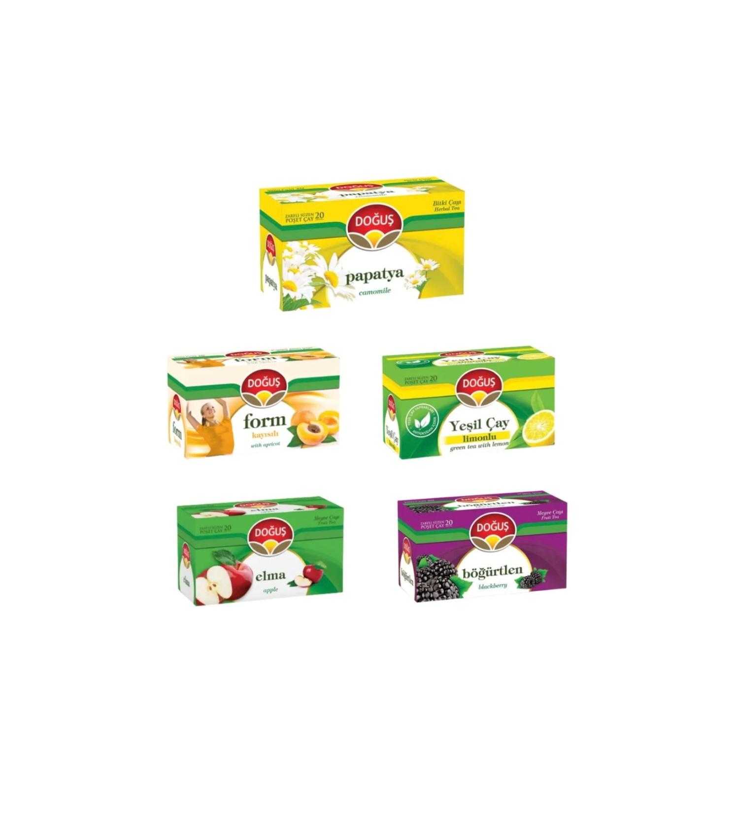 Do u Summer Tea Series (Apple- Blackberry- Form Apricot- Green Tea Chamomile