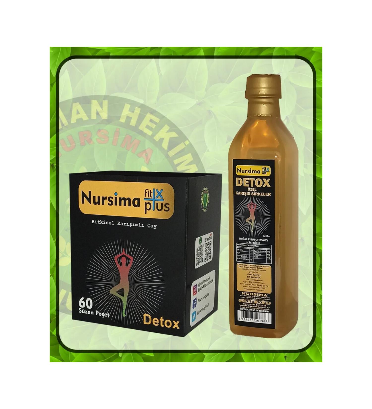 Nursima Fit X Nit Vinegar + Fit X Plus Tea Detox Set