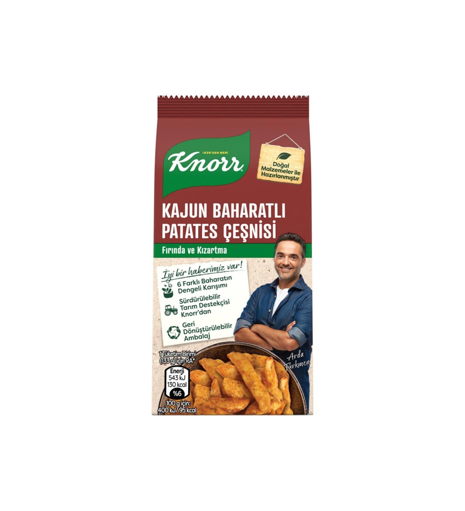 Knorr Cajun Spiced Potato Seasoning 60 gr Pack (8 PIECES)