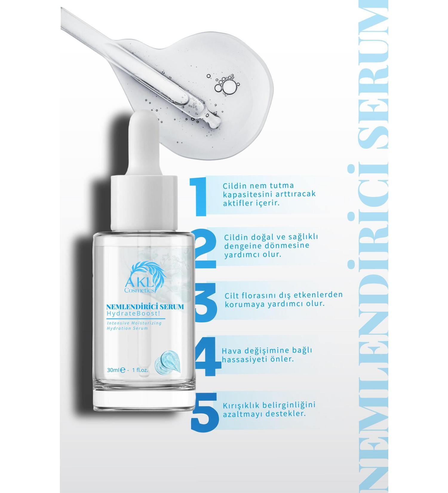 Akl cosmetics Moisturizing Plumping Revitalizing Hyaluronic Acid Skin Serum | 30 Ml. - Buy Online on GoSupps.com