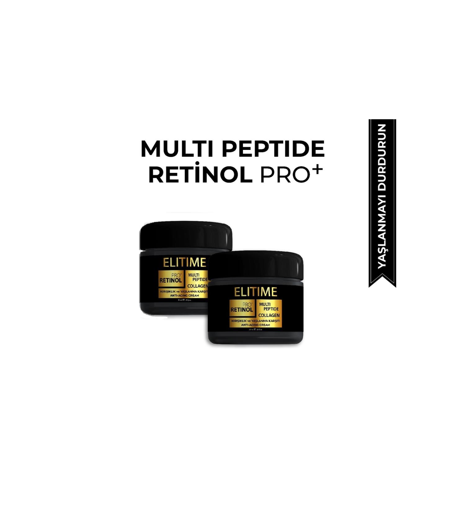 Elitime Retinol pro+ Multipeptide collagen anti-aging ANTI-AGING cream 2 pieces