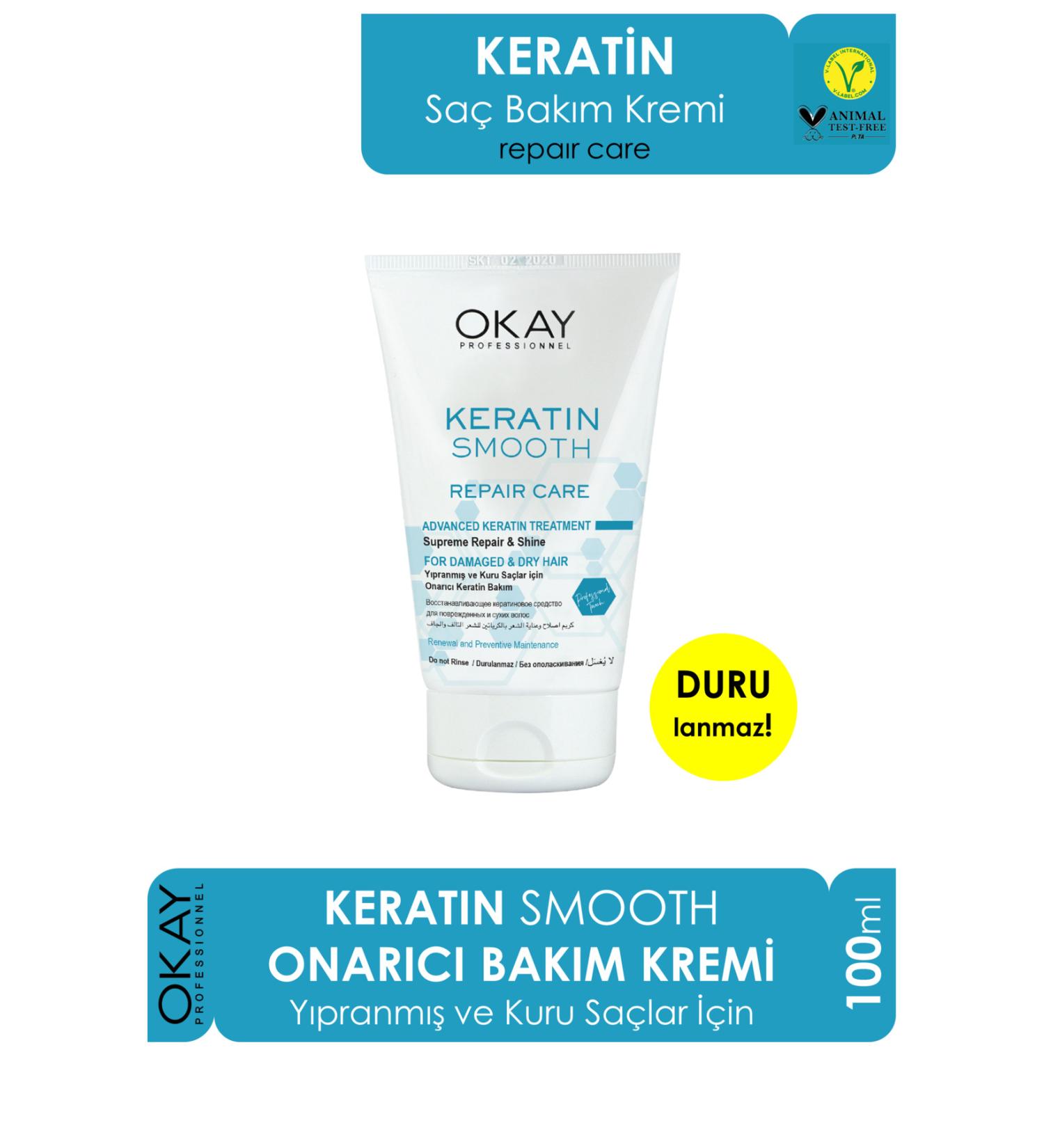 Okay Keratin Smooth Repairing Leave-In Conditioner 100ml