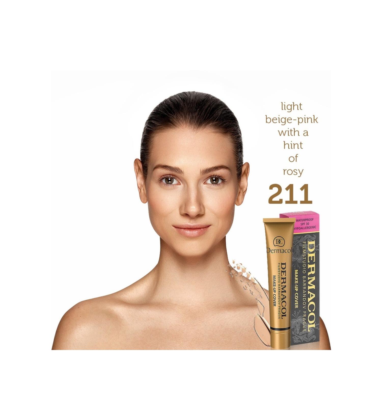 Dermacol Dermacom Make Up Foundation 211 Long-Lasting Waterproof Full Coverage Liquid Foundation Spf 30 - Buy Online on GoSupps.com