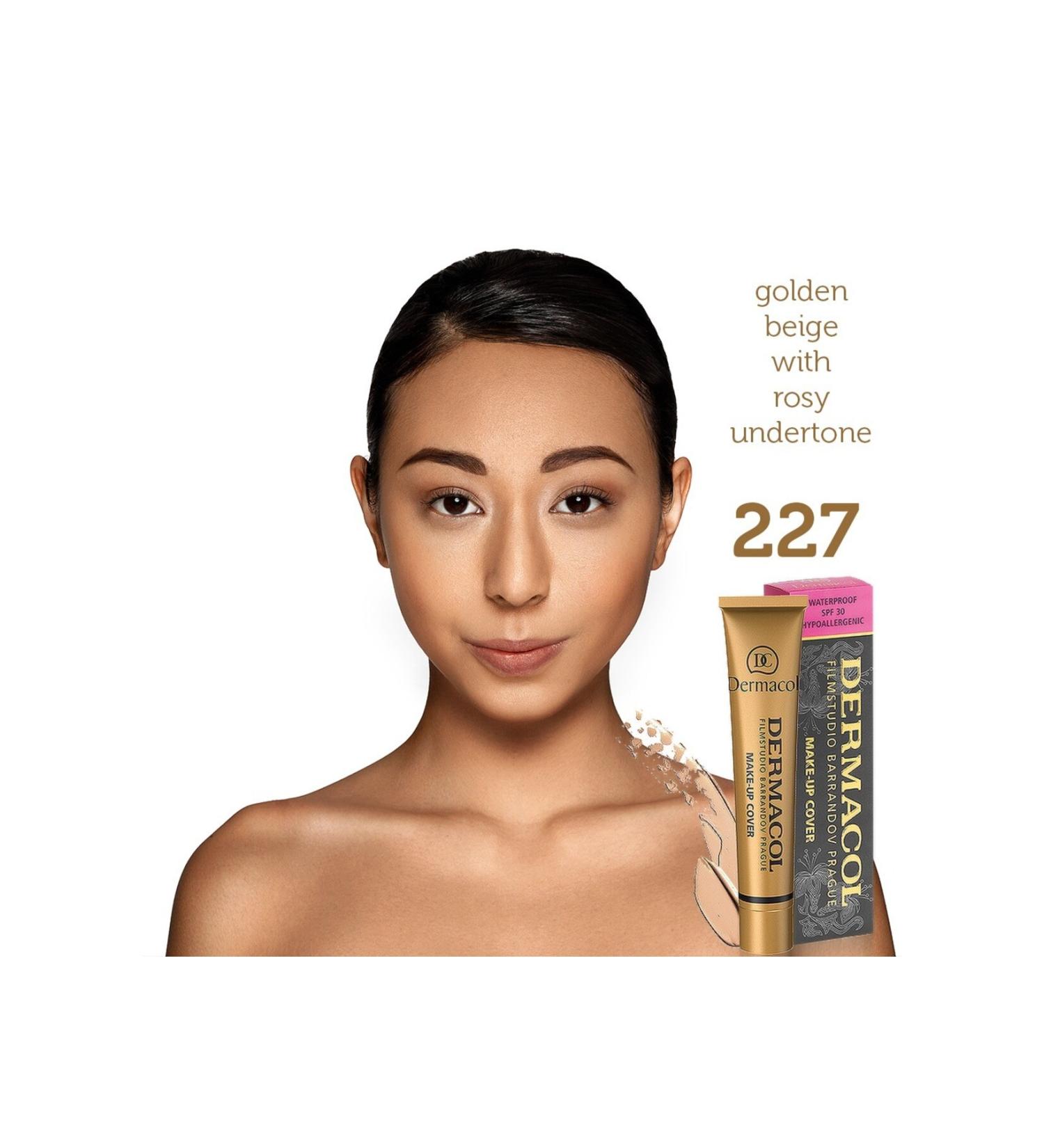 Dermacol Make Up Cover Foundation-227 Long-Lasting Waterproof Full Coverage Liquid Foundation - Buy Online on GoSupps.com