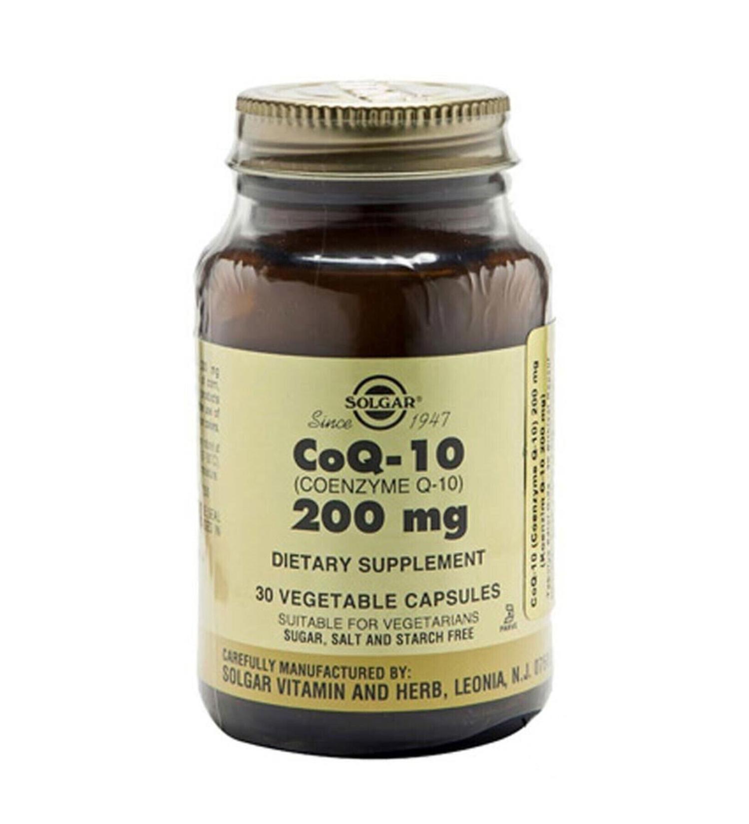 Solgar Coenzyme Q-10 200 Mg 30 Capsules